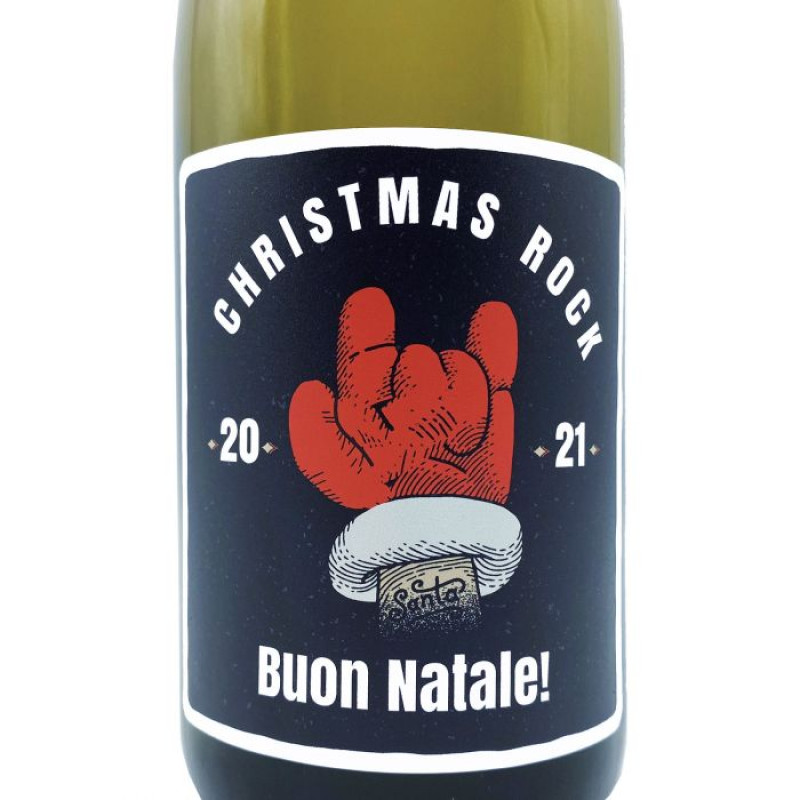 Bottiglia di vino personalizzato - idea regalo personalizzato per Natale