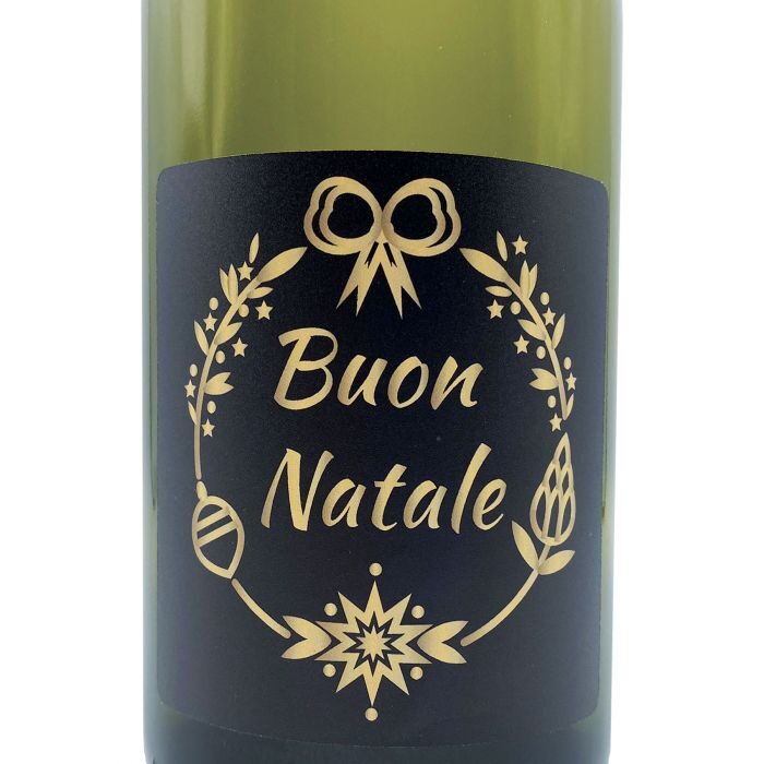 Moscato d'Asti DOCG - Bottiglia personalizzata per auguri di Natale - 3