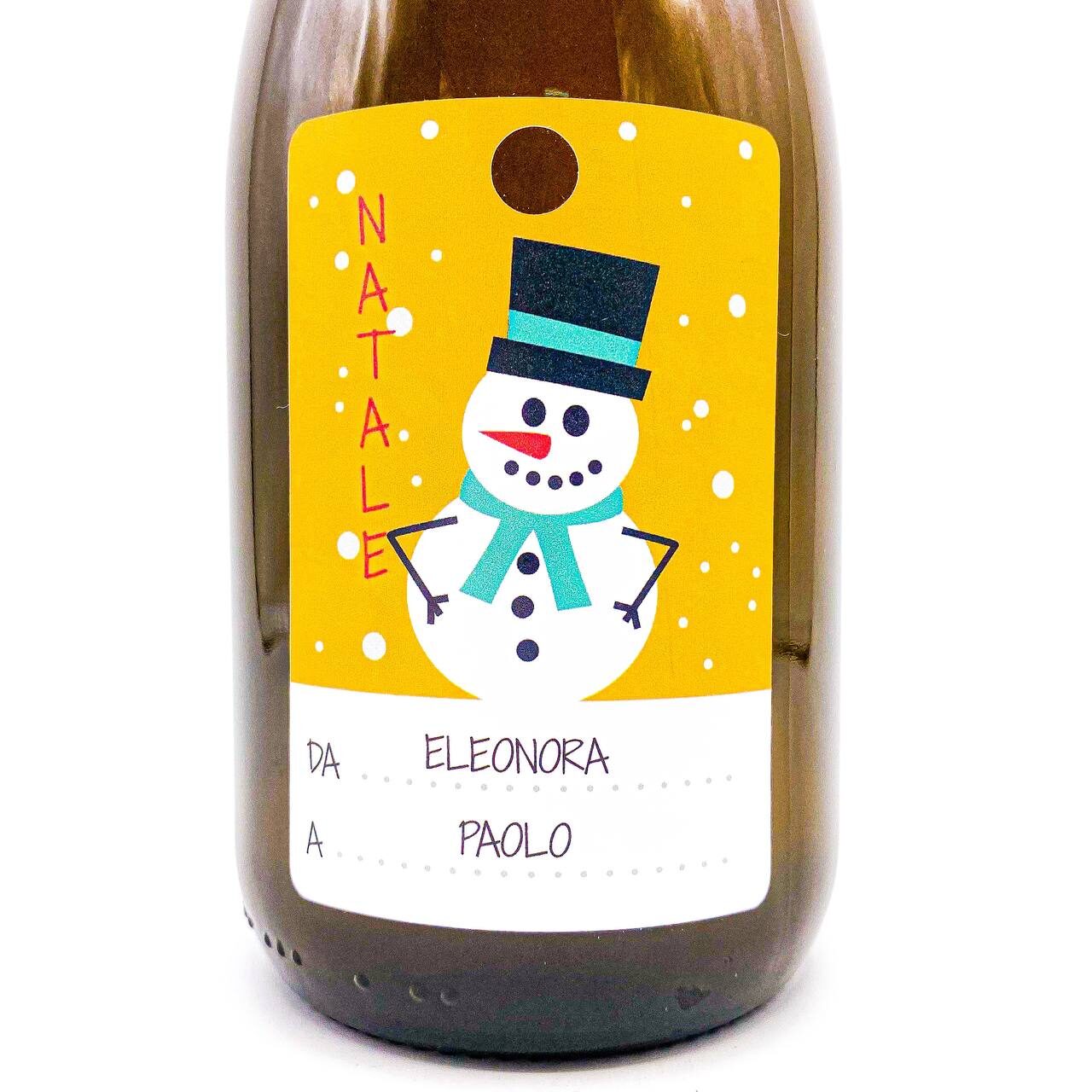 Birra Golden Ale - Bottiglia personalizzata con nome e dedica - Idea regalo originale per Natale - 1