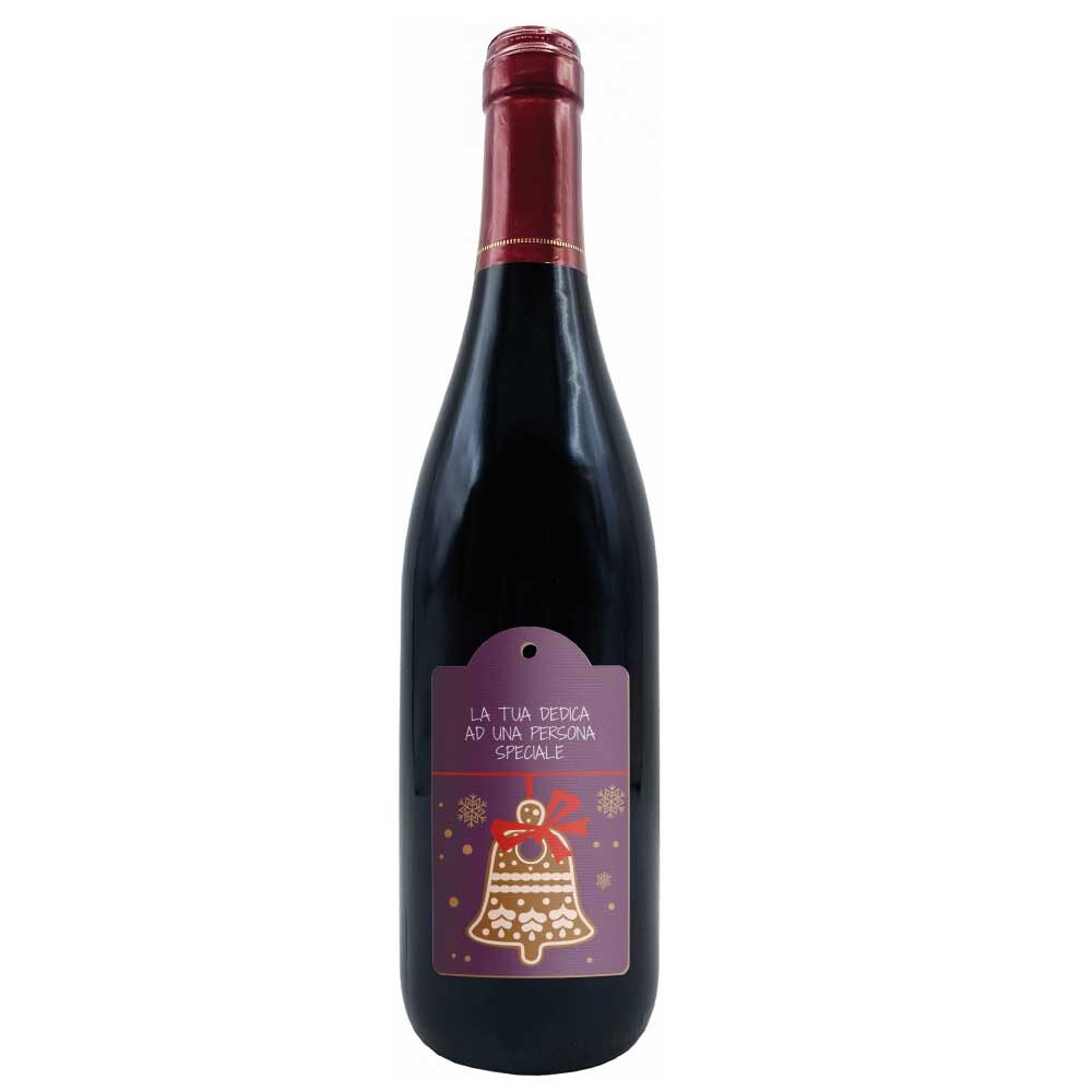 Lambrusco dolce - Bottiglia personalizzata per auguri di Natale - 1
