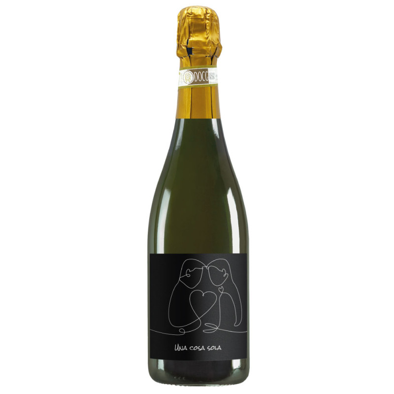 Spumante Dolce - Bottiglia personalizzata per San Valentino