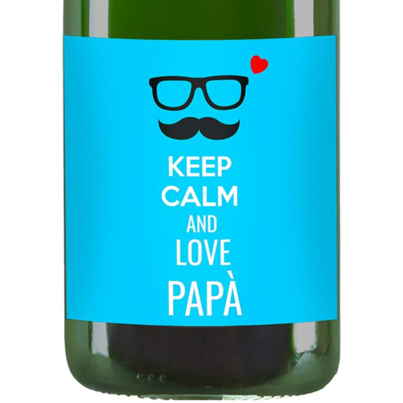 Champagne Brut - Bottiglia personalizzata per la festa del papà