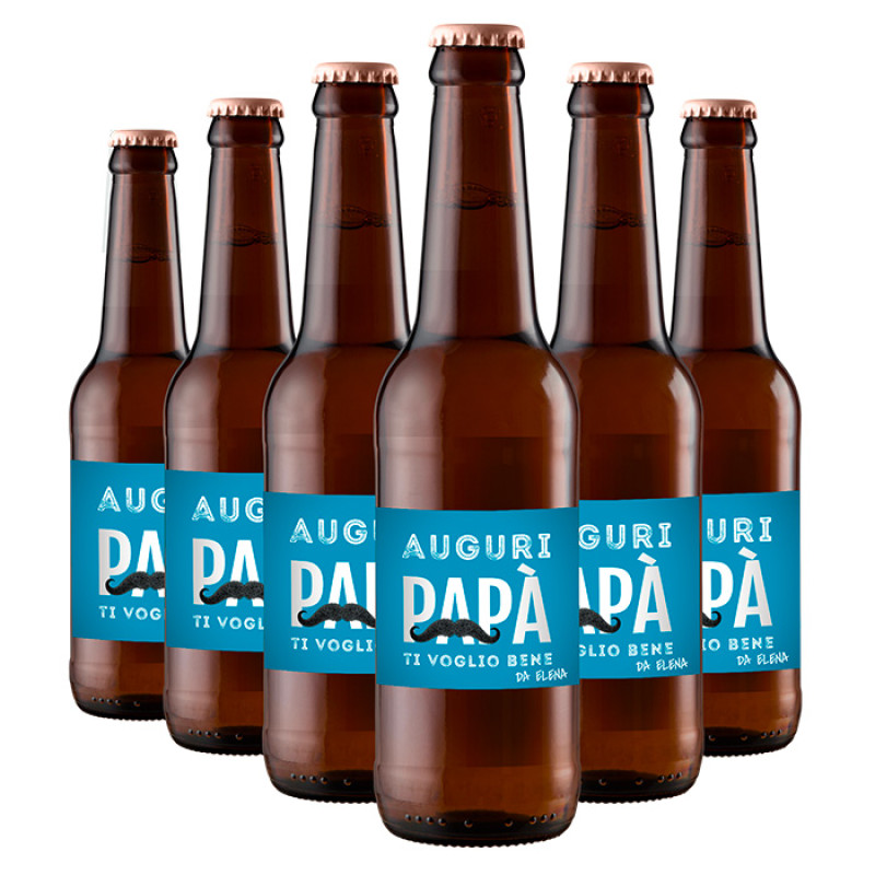 6X IPA - Birra personalizzata per la festa del papà