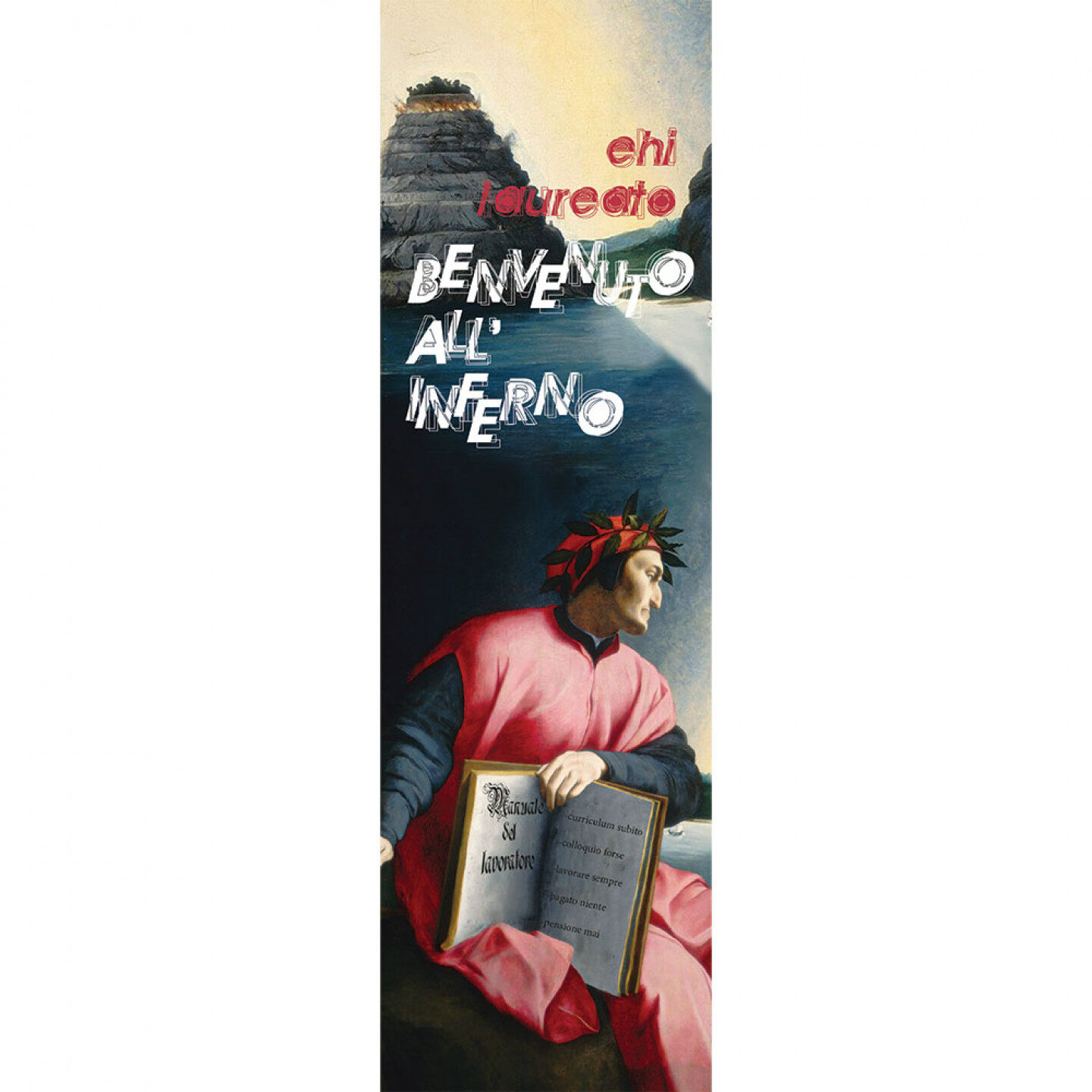 Wooden box 1 bottle 0.75 L - Hey Graduate... Welcome to hell (in the world of the unemployed) - Image 2