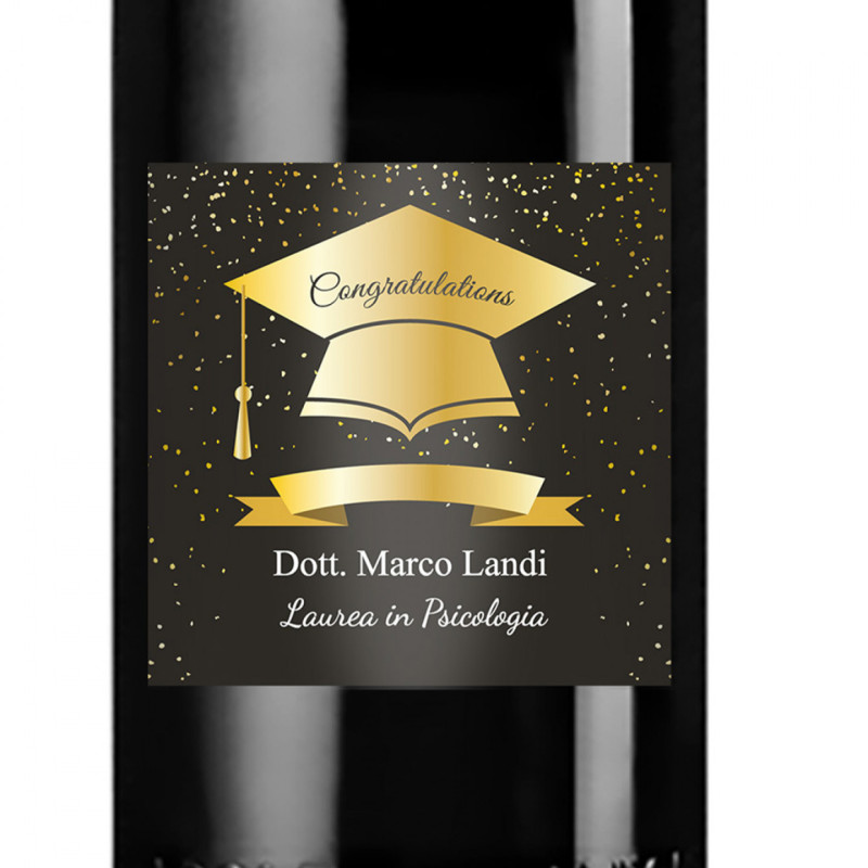 Amarone DOCG - Bottiglia personalizzata per laurea