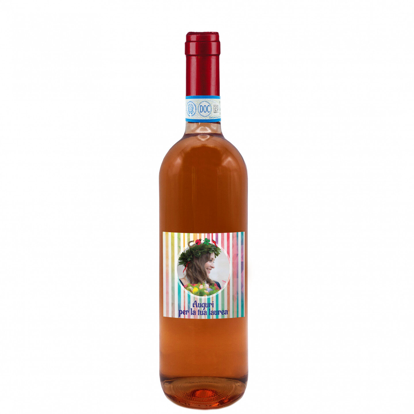 Rosé Wine - Personalized bottle for graduation - Image 2