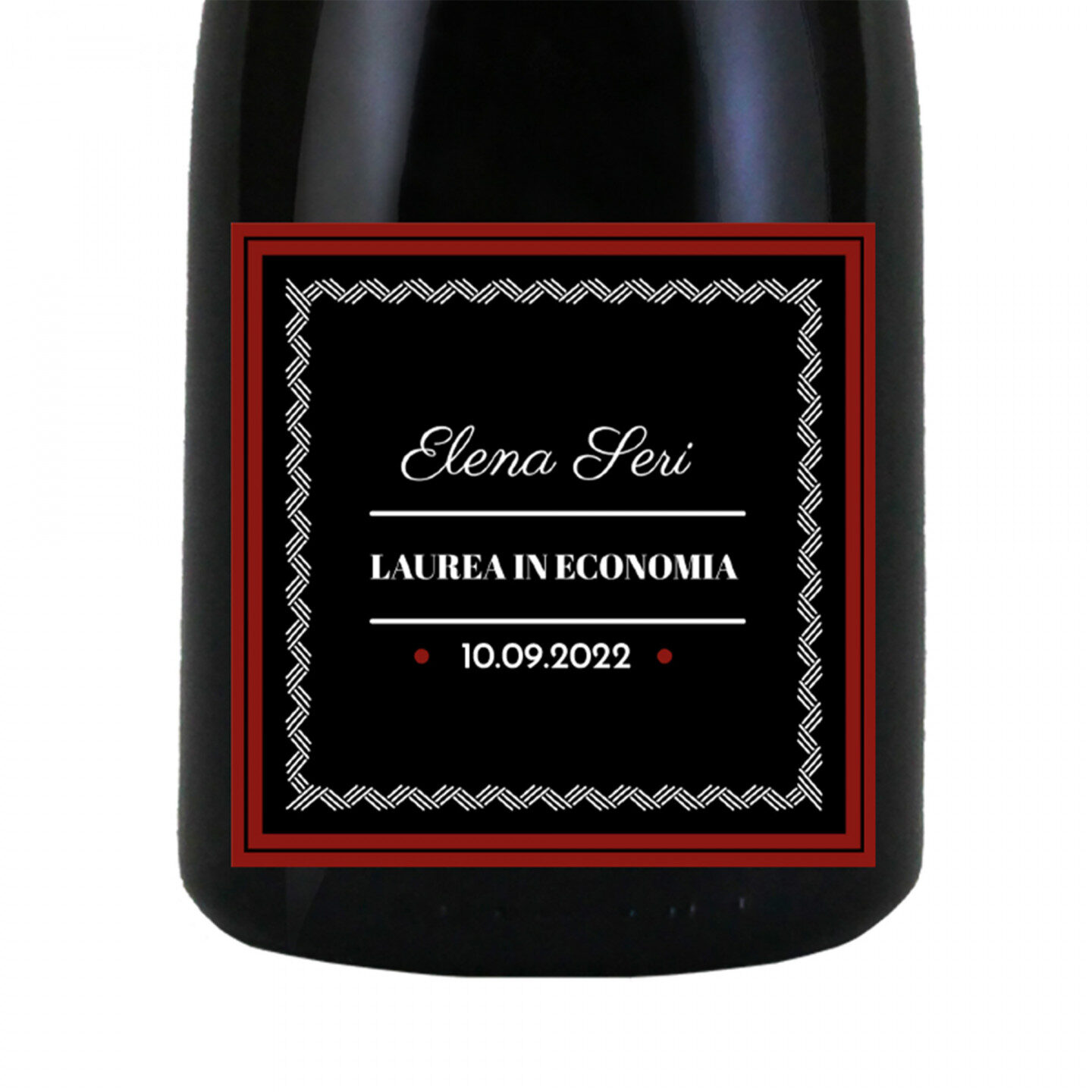 Personalized bottle and gift box for graduation - Prosecco Brut - Image 3