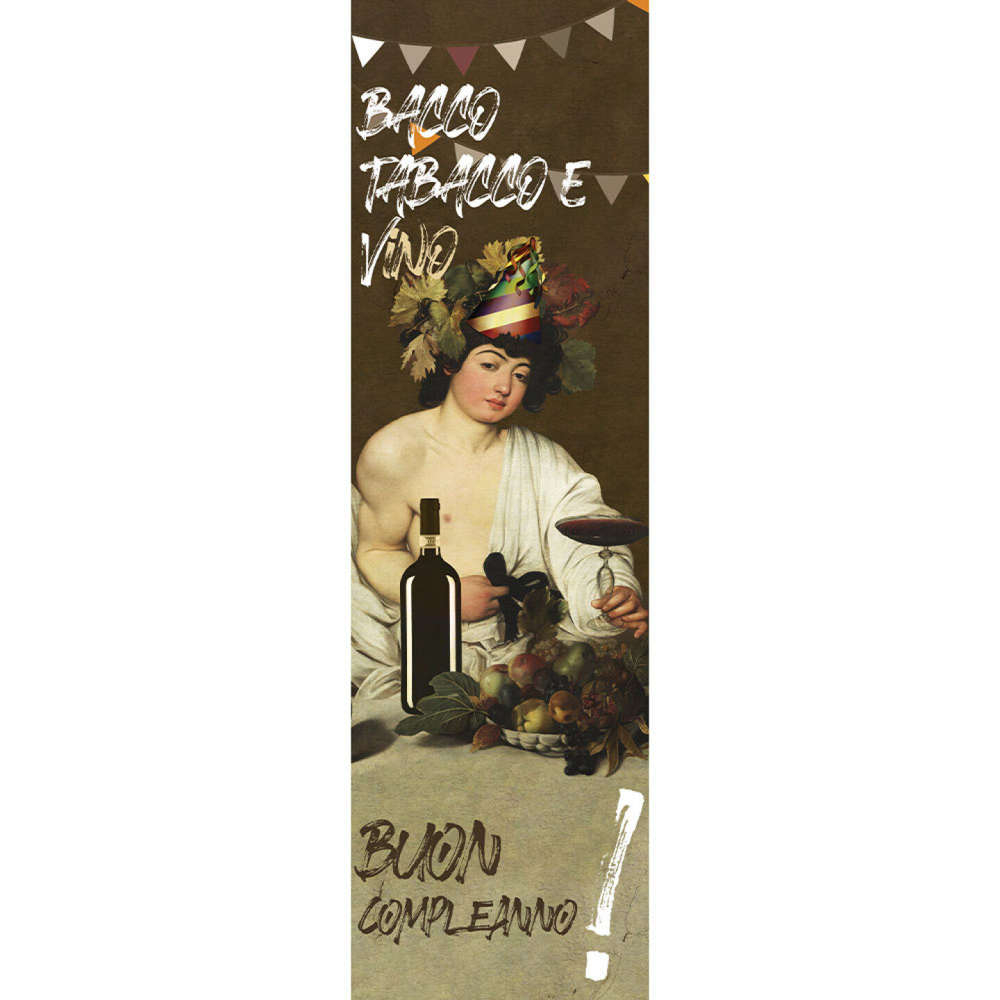 Scatola in legno 1 bottiglia 0,75 L - Bacco, tabacco e... vino! - 1