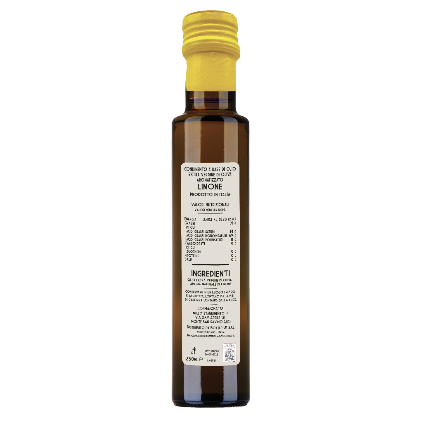 72 bottiglie 0.25 lt. - Olio di Oliva Aromatizzato al limone - Bomboniere personalizzate per matrimonio - 2