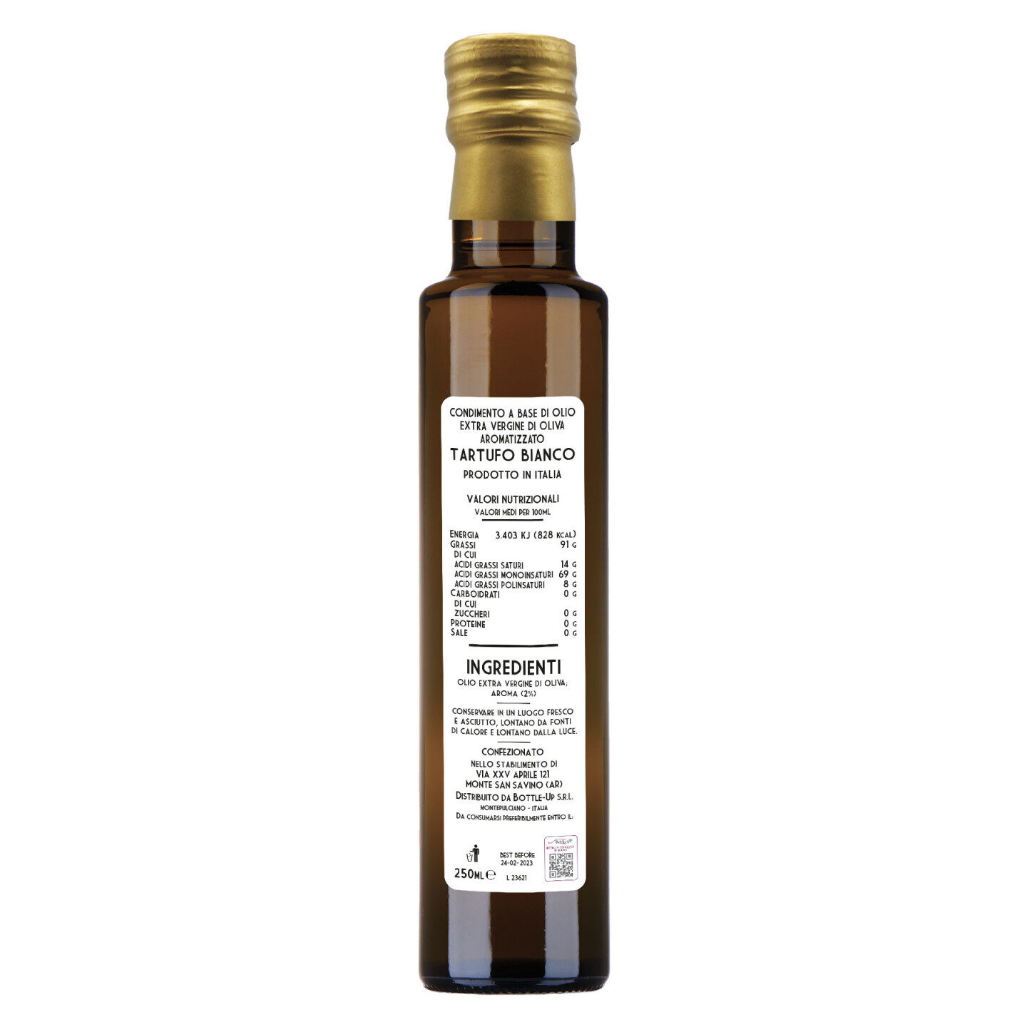48 bottiglie 0.25 lt. - Olio di Oliva Aromatizzato al tartufo - Bomboniere personalizzate per matrimonio - 2