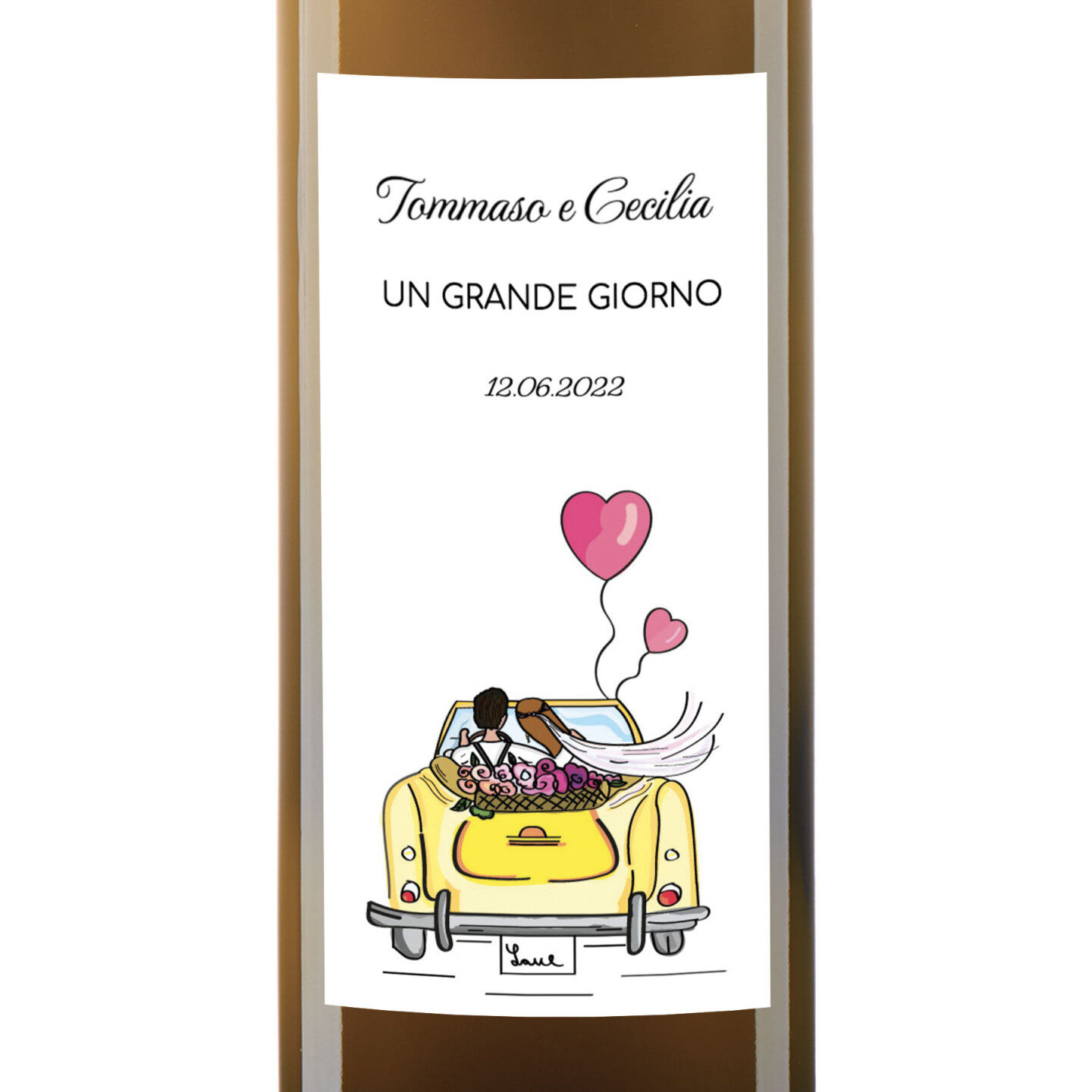 24 bottiglie 0.25 lt. - Olio Extra Vergine di Oliva - Bomboniere personalizzate per matrimonio - 1