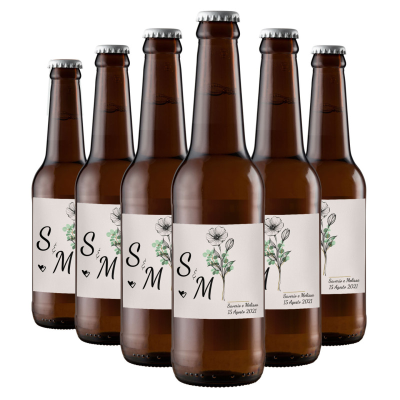 96 Birra Artigianale Golden Ale - Bomboniere personalizzate - 0.33 lt.