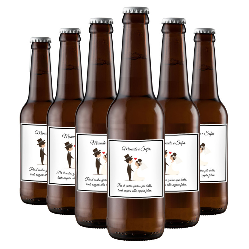 48 Birra Artigianale Dubbel - Bomboniere personalizzate - 0.33 lt.