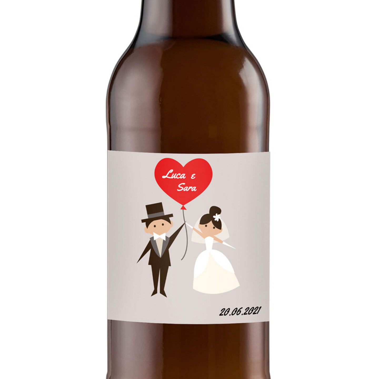 96 Birra Artigianale Dubbel - Bomboniere personalizzate - 0.33 lt. - 1