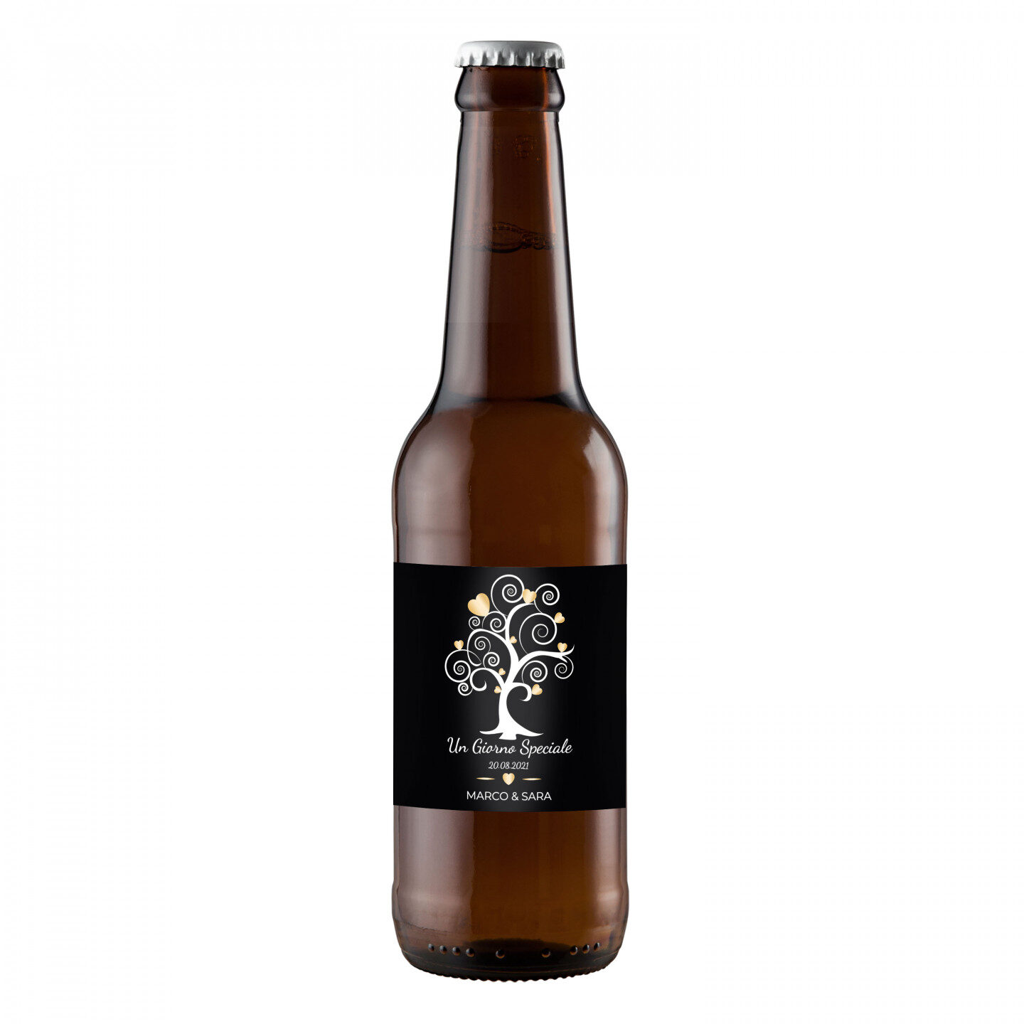 72 Birra Artigianale Pale Ale - Bomboniere personalizzate - 0.33 lt. - 2