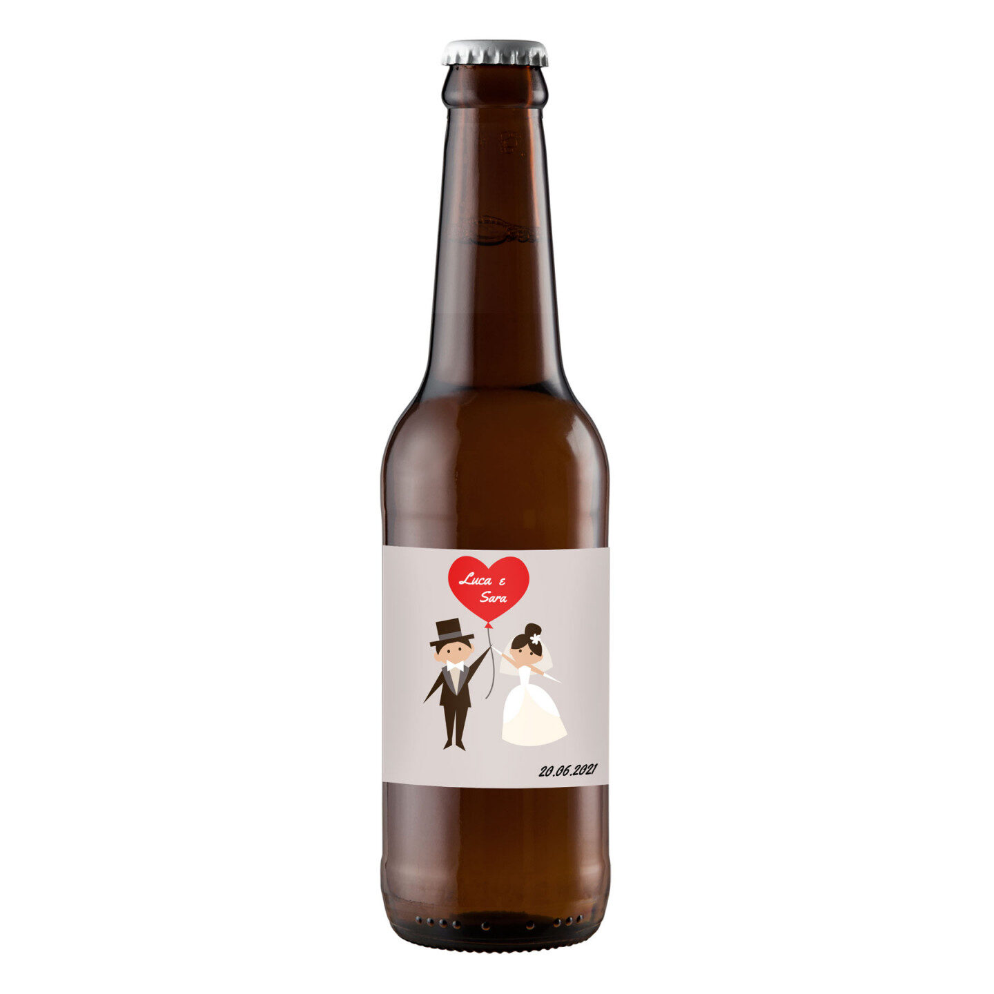 96 Birra Artigianale Dubbel - Bomboniere personalizzate - 0.33 lt. - 2