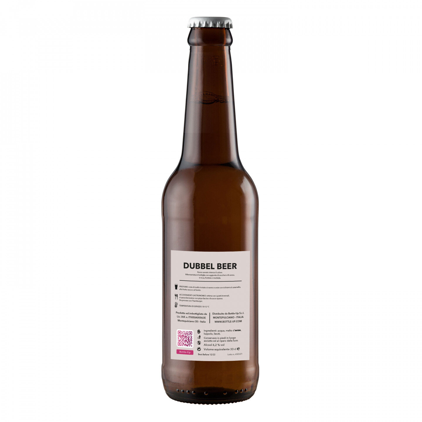 96 Birra Artigianale Dubbel - Bomboniere personalizzate - 0.33 lt. - 3