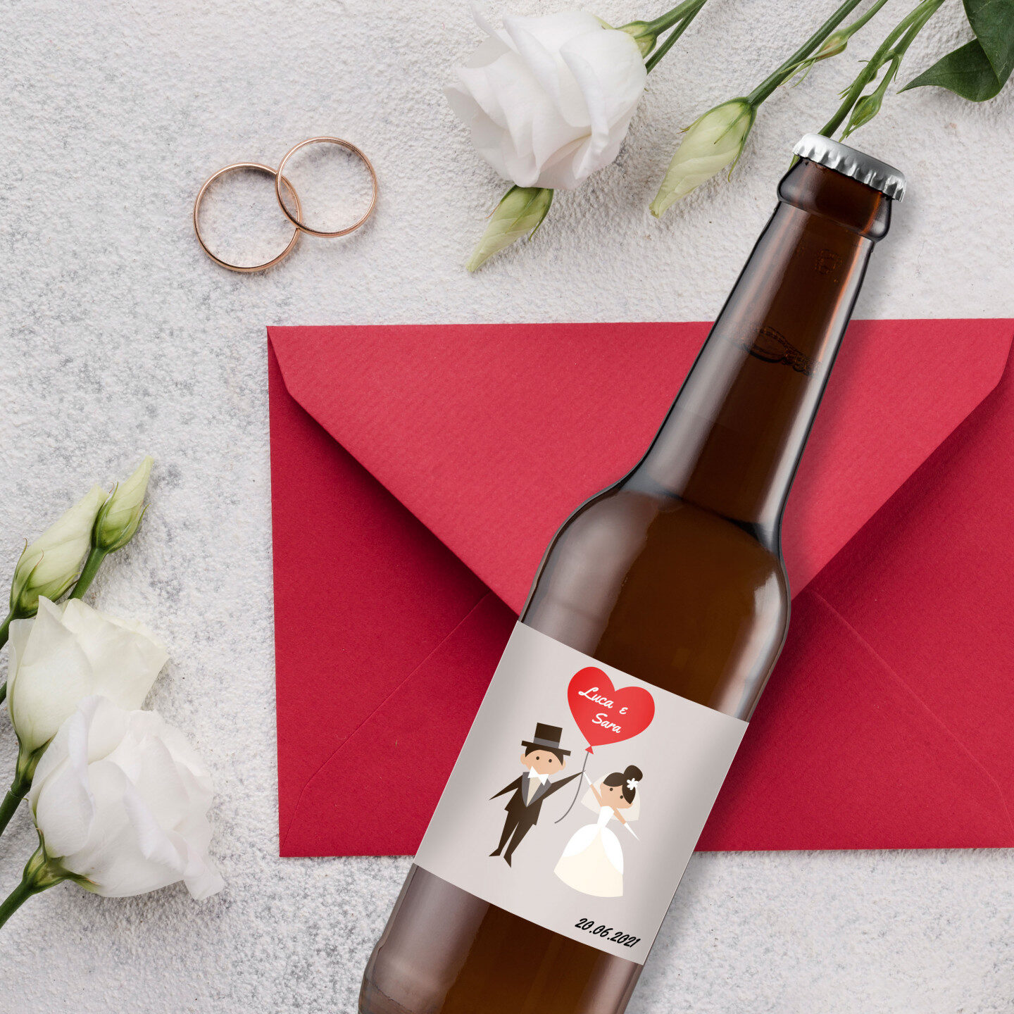 96 Birra Artigianale Dubbel - Bomboniere personalizzate - 0.33 lt. - 4