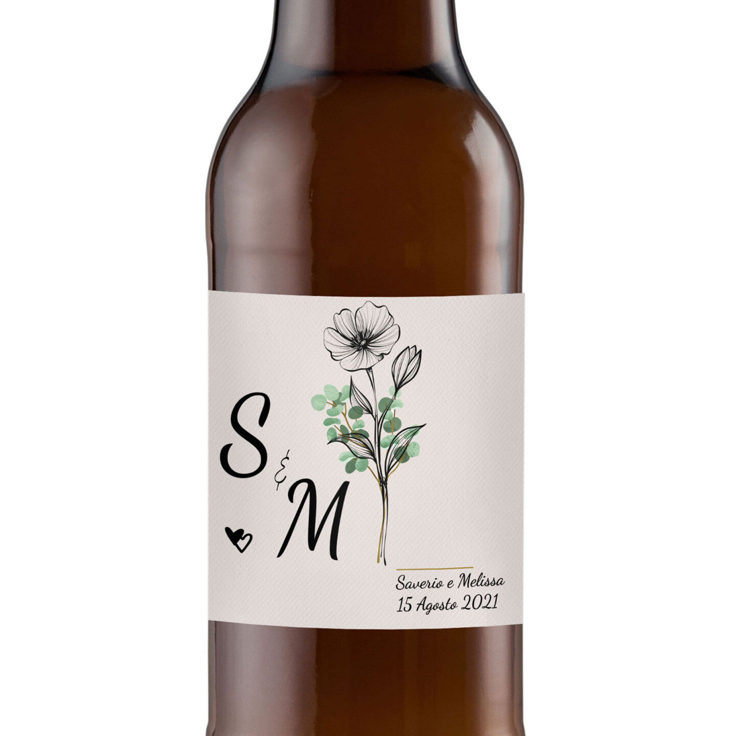 96 Birra Artigianale Golden Ale  - Bomboniere personalizzate - 0.33 lt. - 1