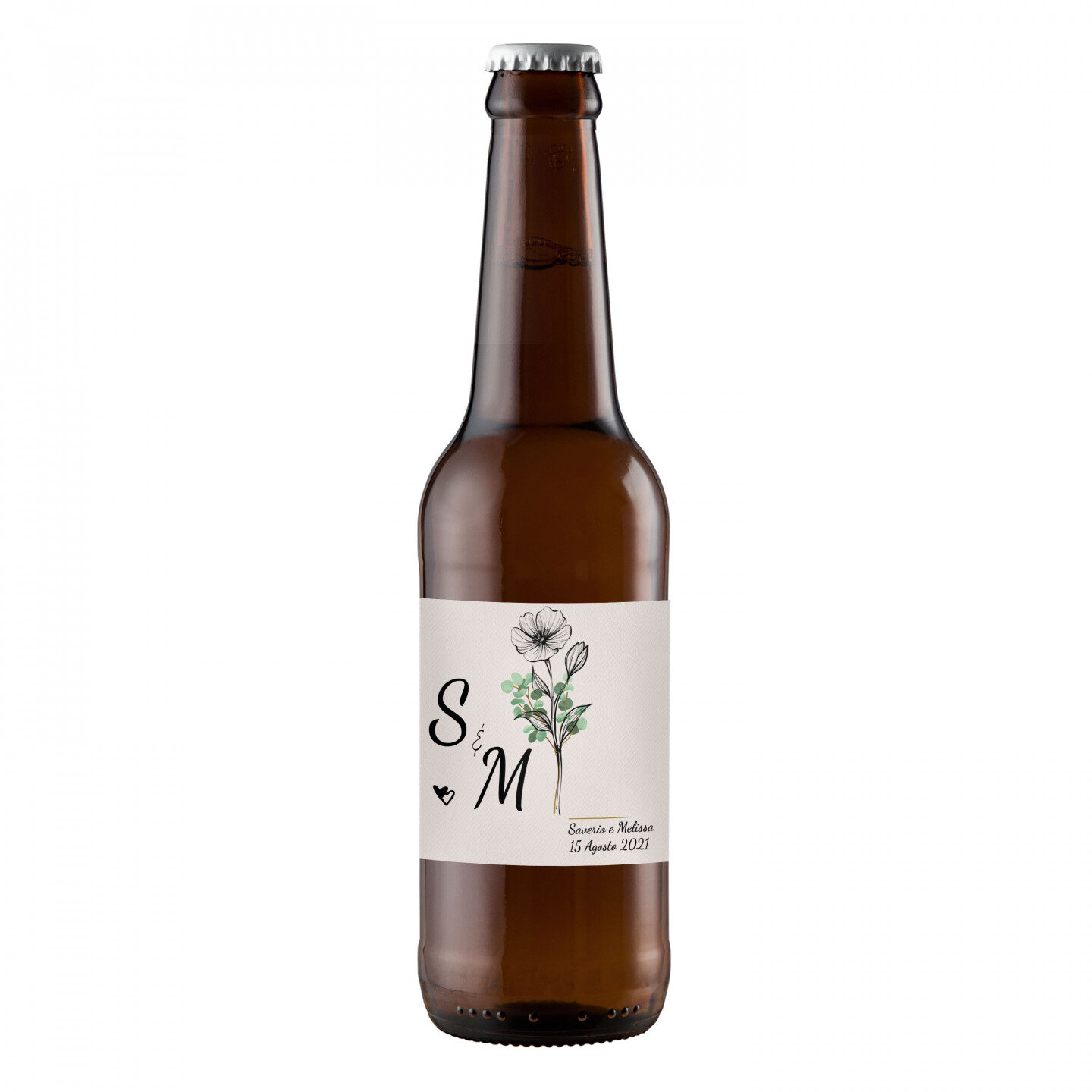 96 Birra Artigianale Golden Ale  - Bomboniere personalizzate - 0.33 lt. - 2