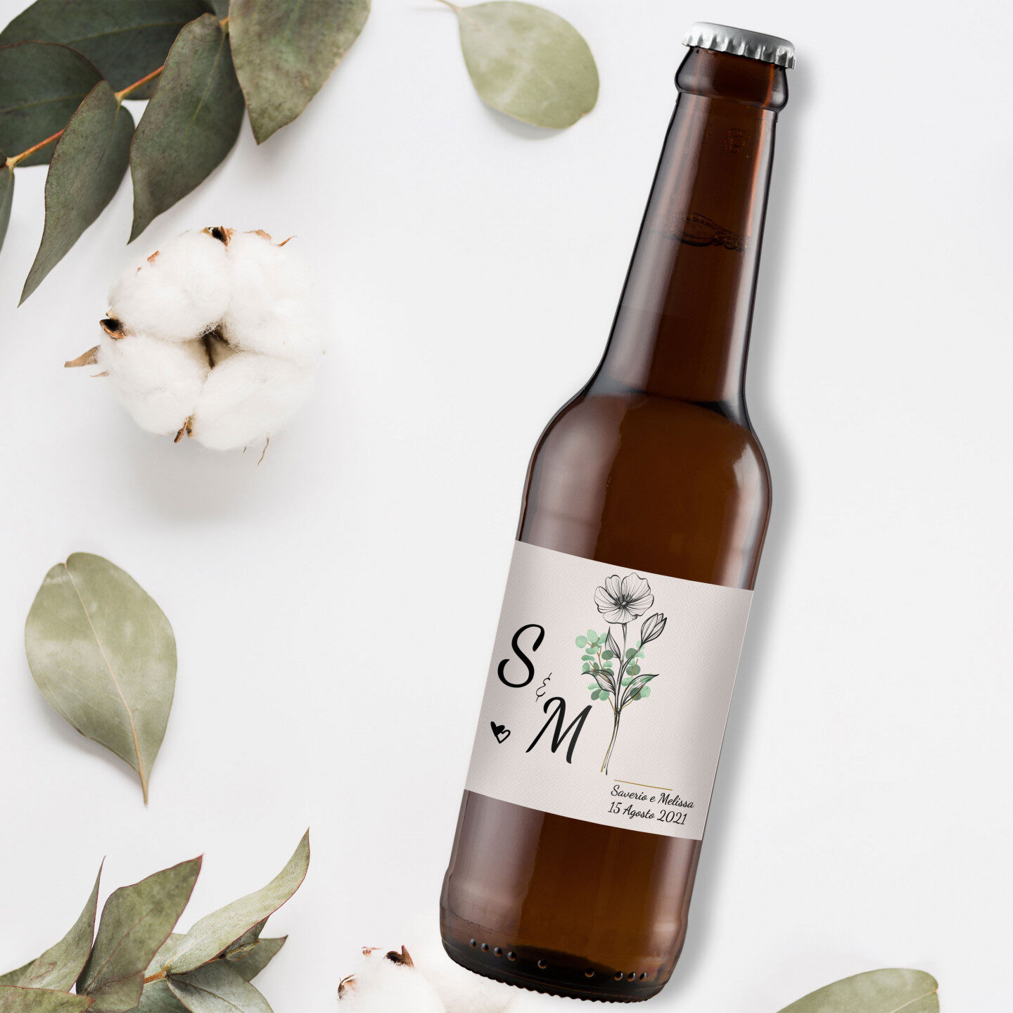 96 Birra Artigianale Golden Ale  - Bomboniere personalizzate - 0.33 lt. - 4