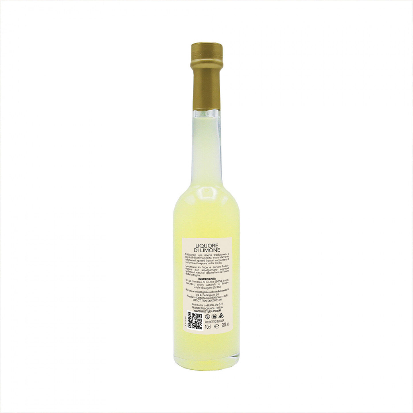 24 Bomboniere liquore al limone - bottiglie mignon 0.10 lt. - mini bottiglie di liquore artigianale idea per bomboniere di matrimonio - 2