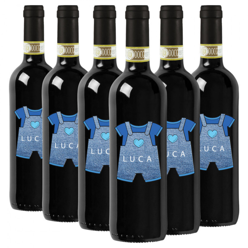 36 Bomboniere Nascita - Chianti DOCG 0.375 lt. - Baby Shower