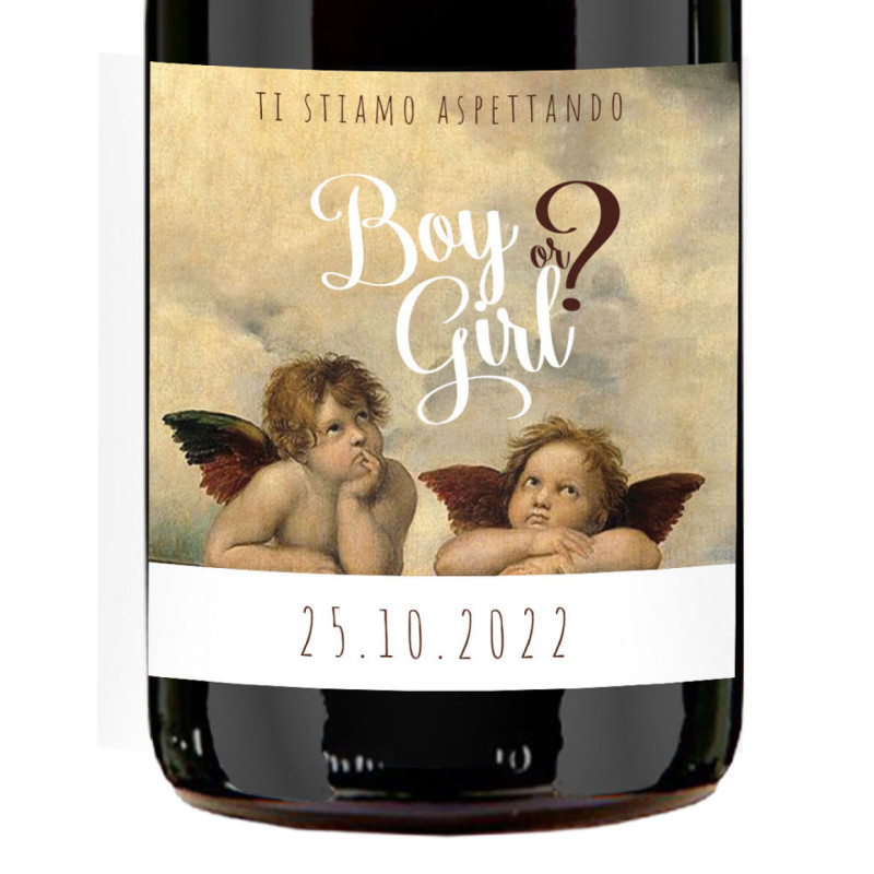 Prosecco Extra Dry MAGNUM - Bottiglia personalizzata per Baby Shower