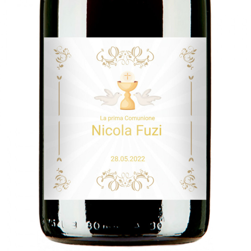 Prosecco DOC - Bottiglia personalizzata per la comunione