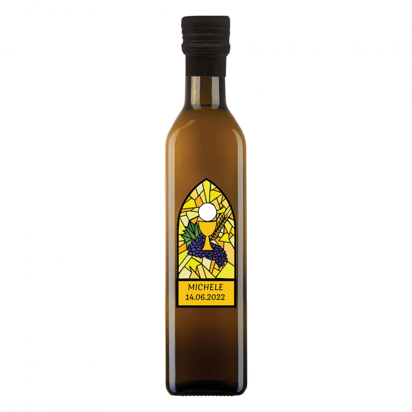 24 bottiglie 0.25 lt. - Olio Extra Vergine di Oliva - Bomboniere personalizzate per comunione - 2