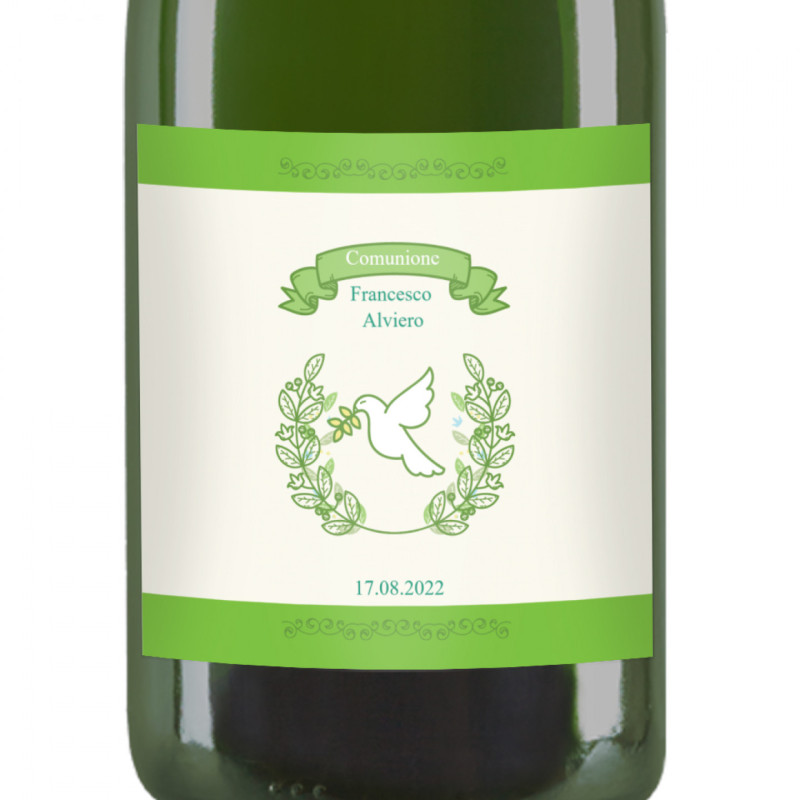 Champagne Personalizzato - Bottiglia personalizzata per Comunione