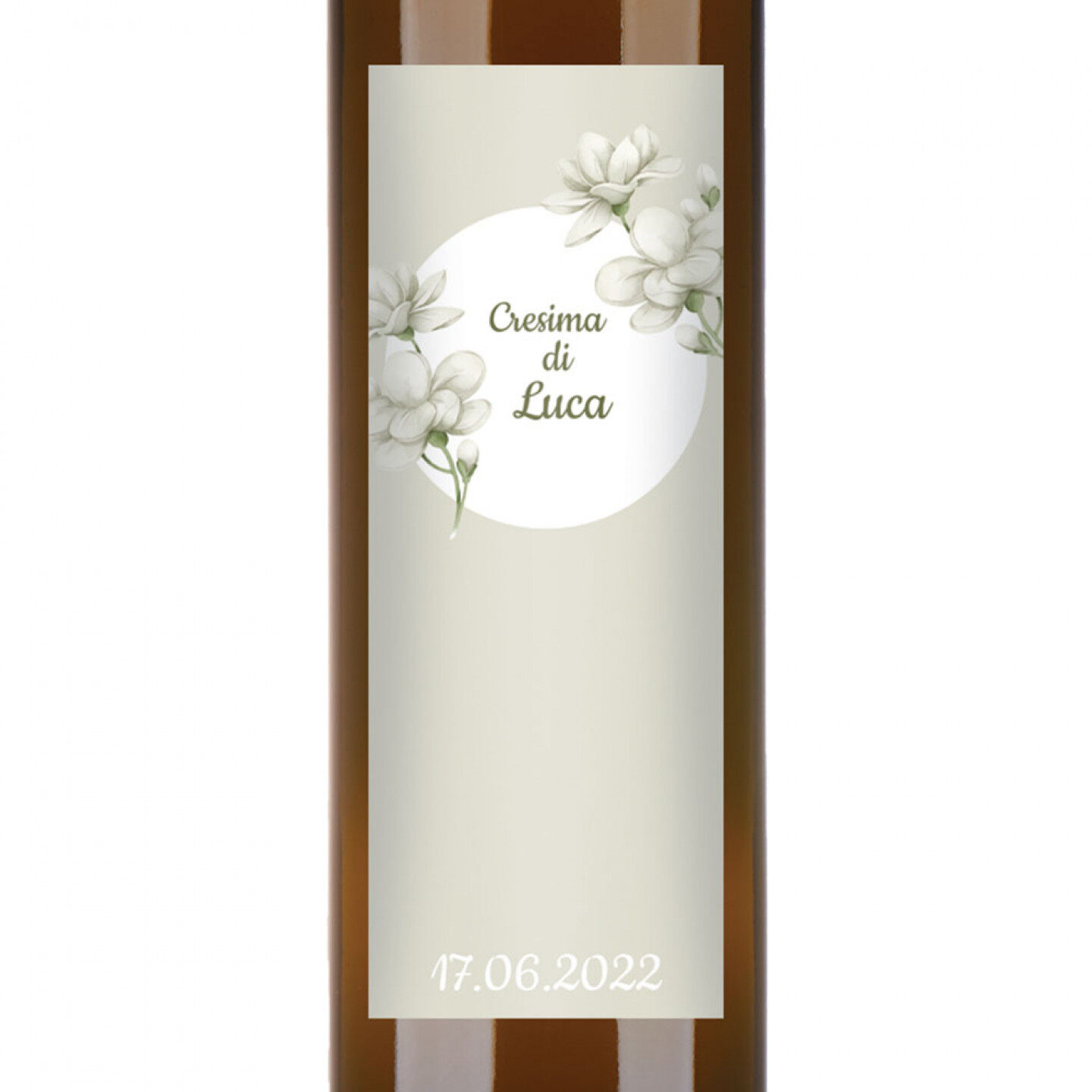 48 bottiglie 0.25 lt. - Olio di Oliva Aromatizzato al Rosmarino - Bomboniere personalizzate per cresima - 1