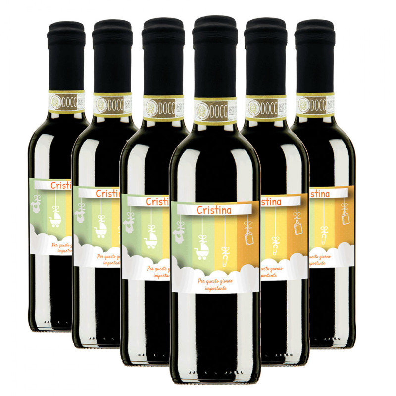 24 Bomboniere Battesimo - Chianti DOCG 0.375 lt.