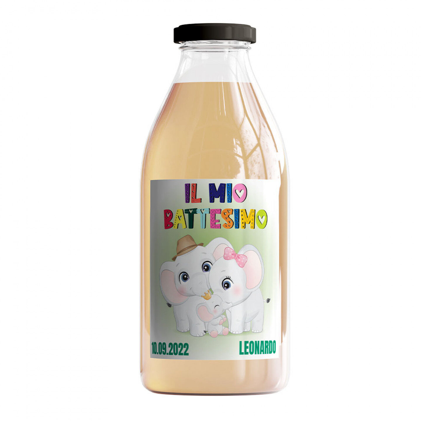 36 Bomboniere battesimo - Estratto alla pera - 0.25 lt. - 2