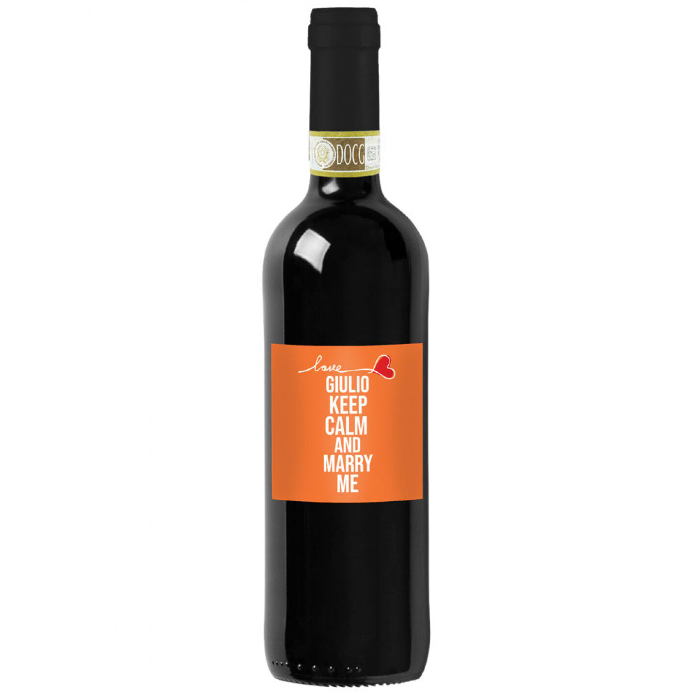 Brunello di Montalcino - Personalized Bottle for Wedding Proposal - Image 2