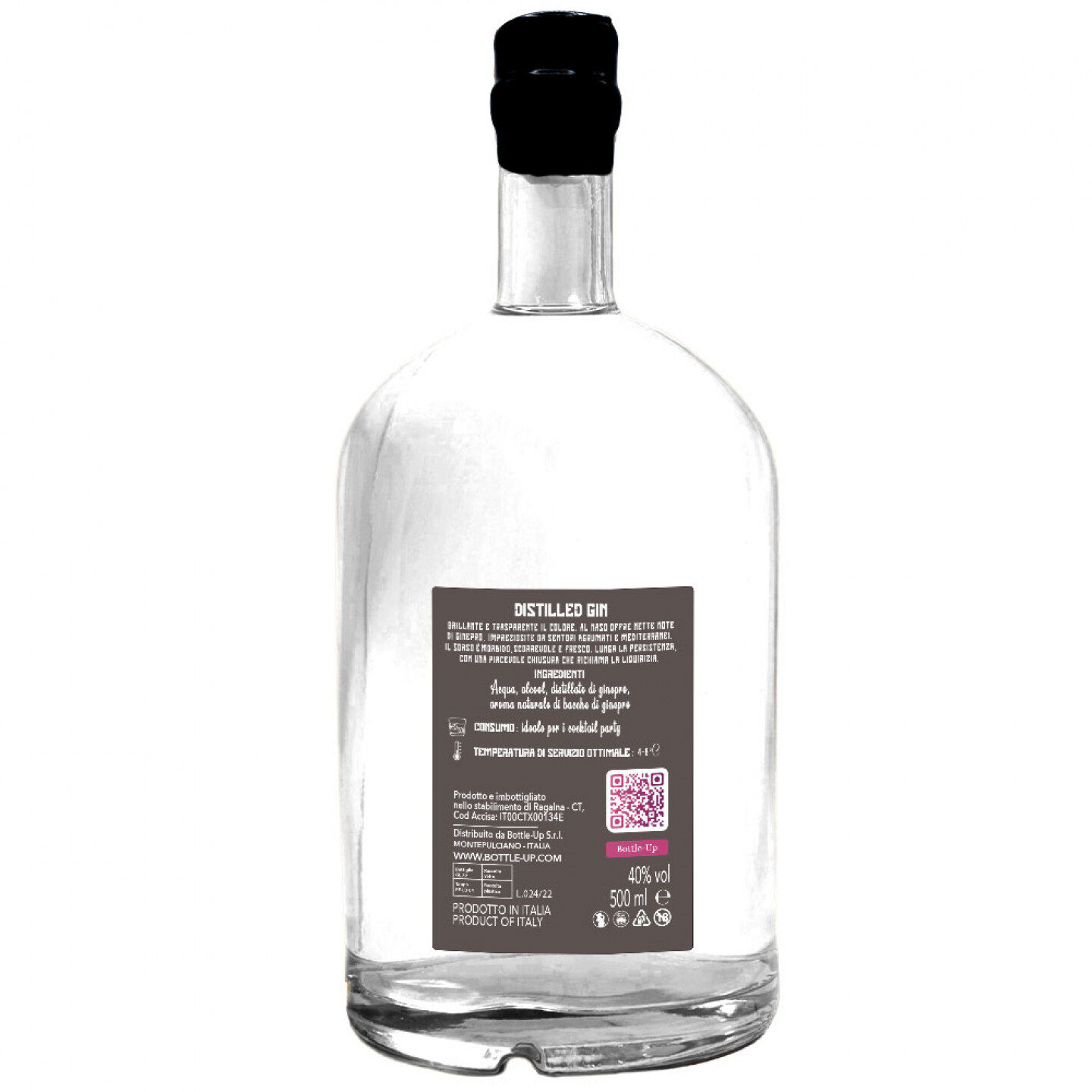 Personalized Bottle of Gin - Original Gift Idea with personalized dedication on label - Image 3