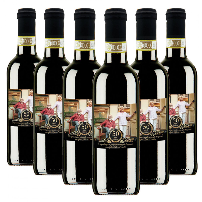 42 Bomboniere nozze d'oro - Chianti DOCG 0.375 lt.