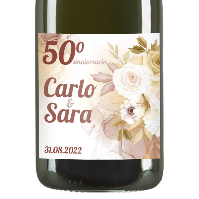 Spumante Dolce - Bottiglia personalizzata per anniversario