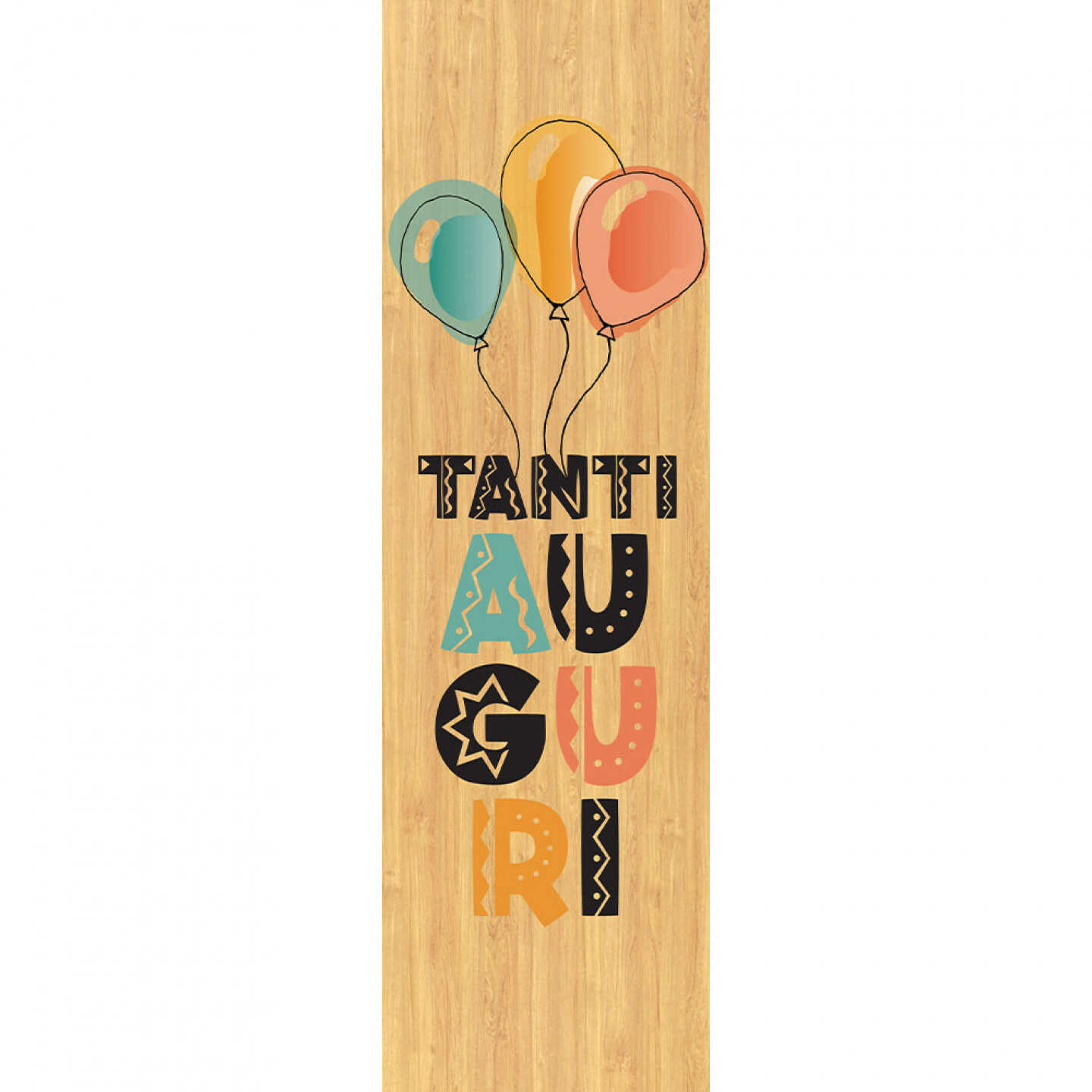 Wooden box 1 MAGNUM bottle 1,5 L - Happy Birthday! - Image 2