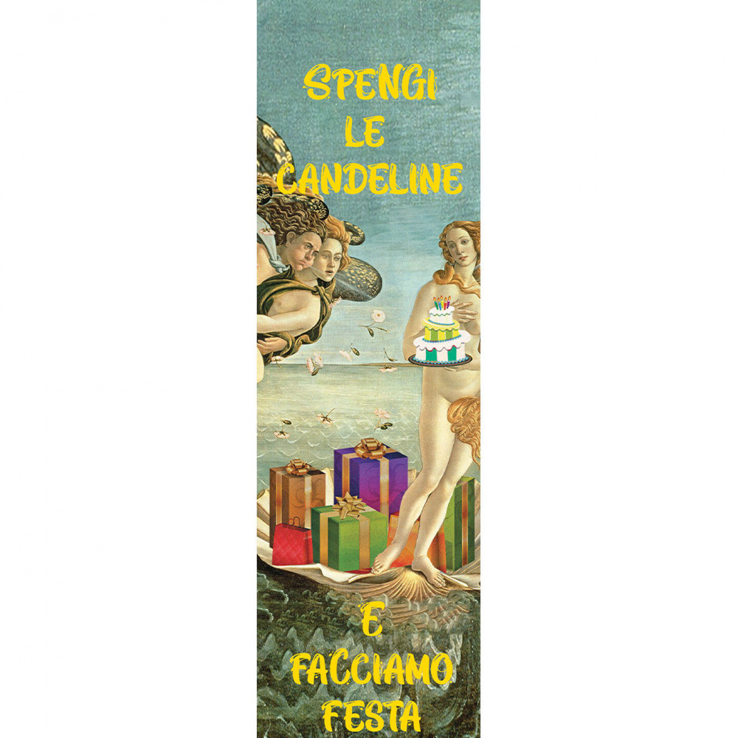 Wooden box 1 MAGNUM bottle 1,5 L - Blow out the candles and... let's party! - Image 2