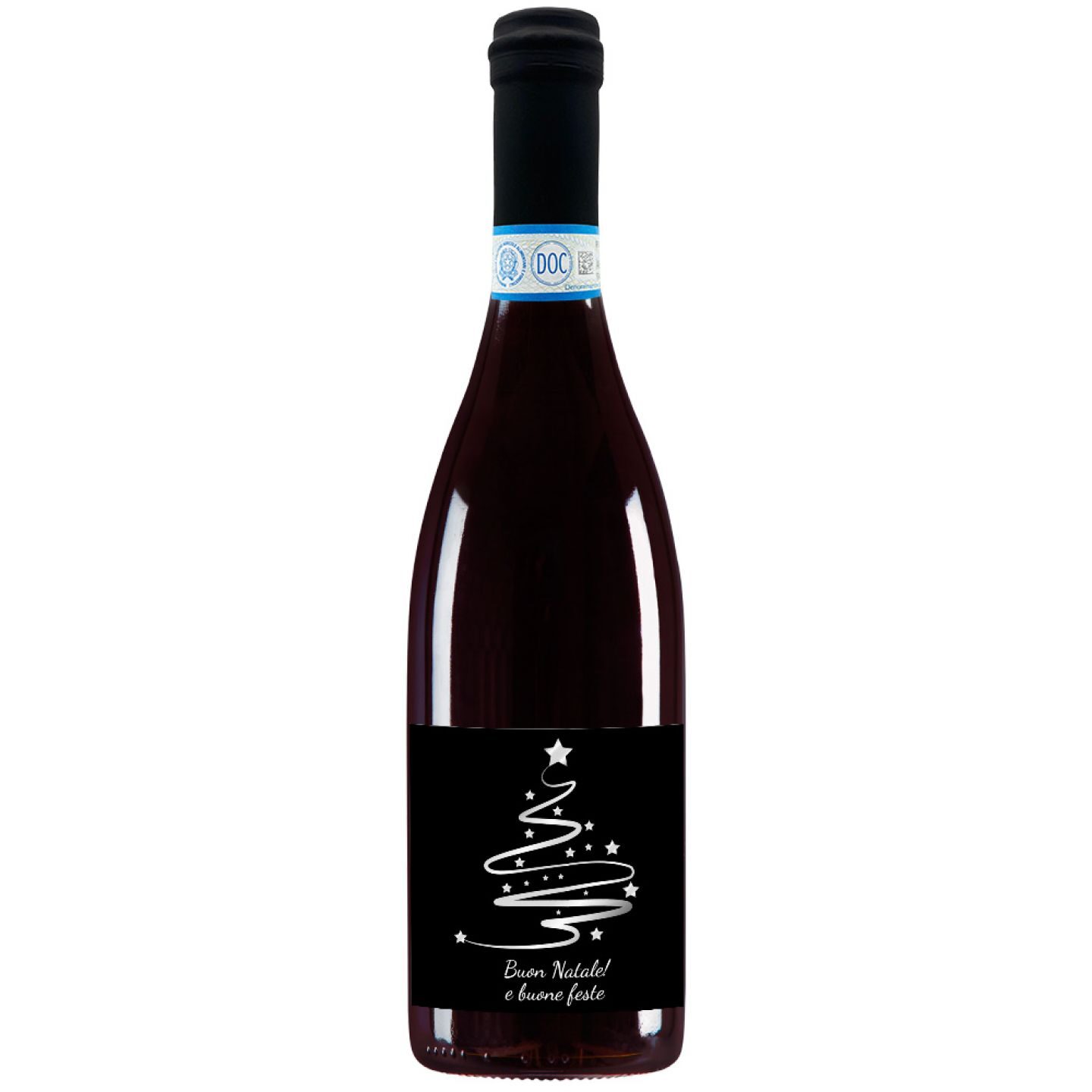 Bottiglia personalizzata e cassetta in legno - Idea Regalo per Natale - 3