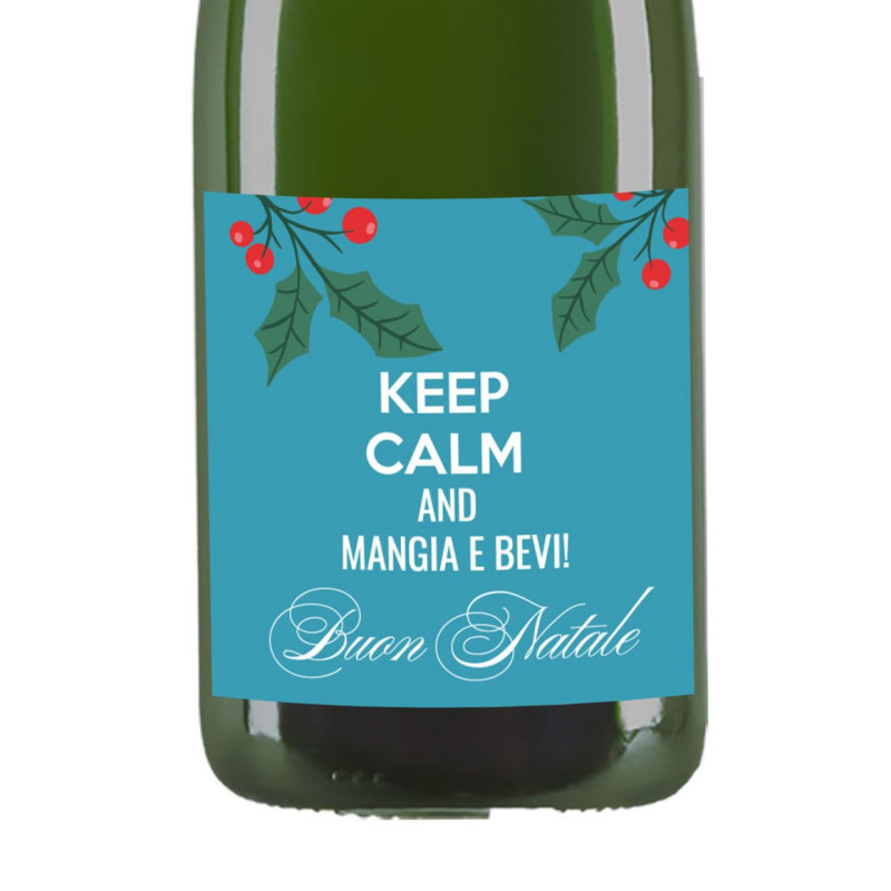Franciacorta DOCG - Bottiglia personalizzata idea regalo per Natale