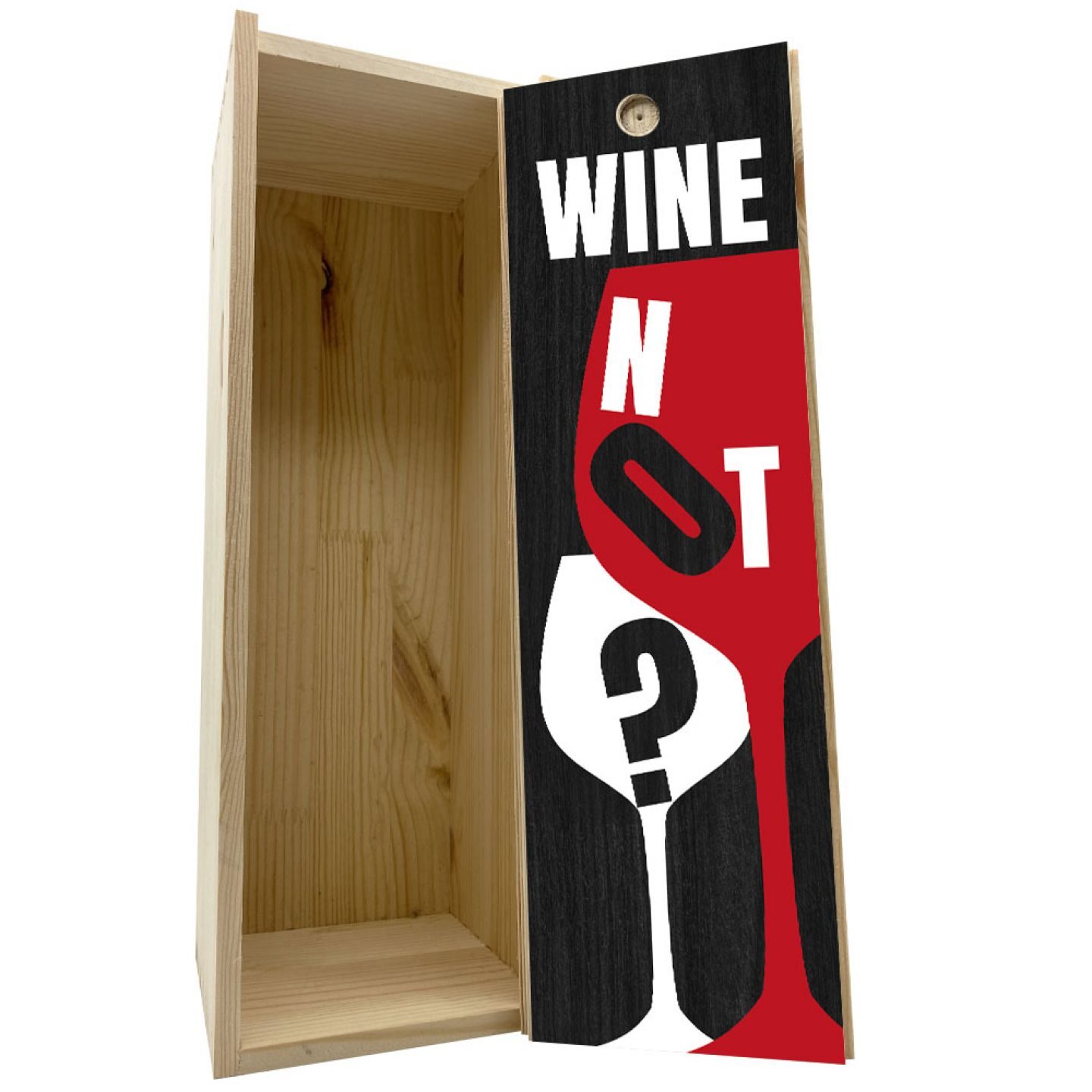 Scatola in legno 1 bottiglia 0,75 L - Buon Natale, wine-not? - 1