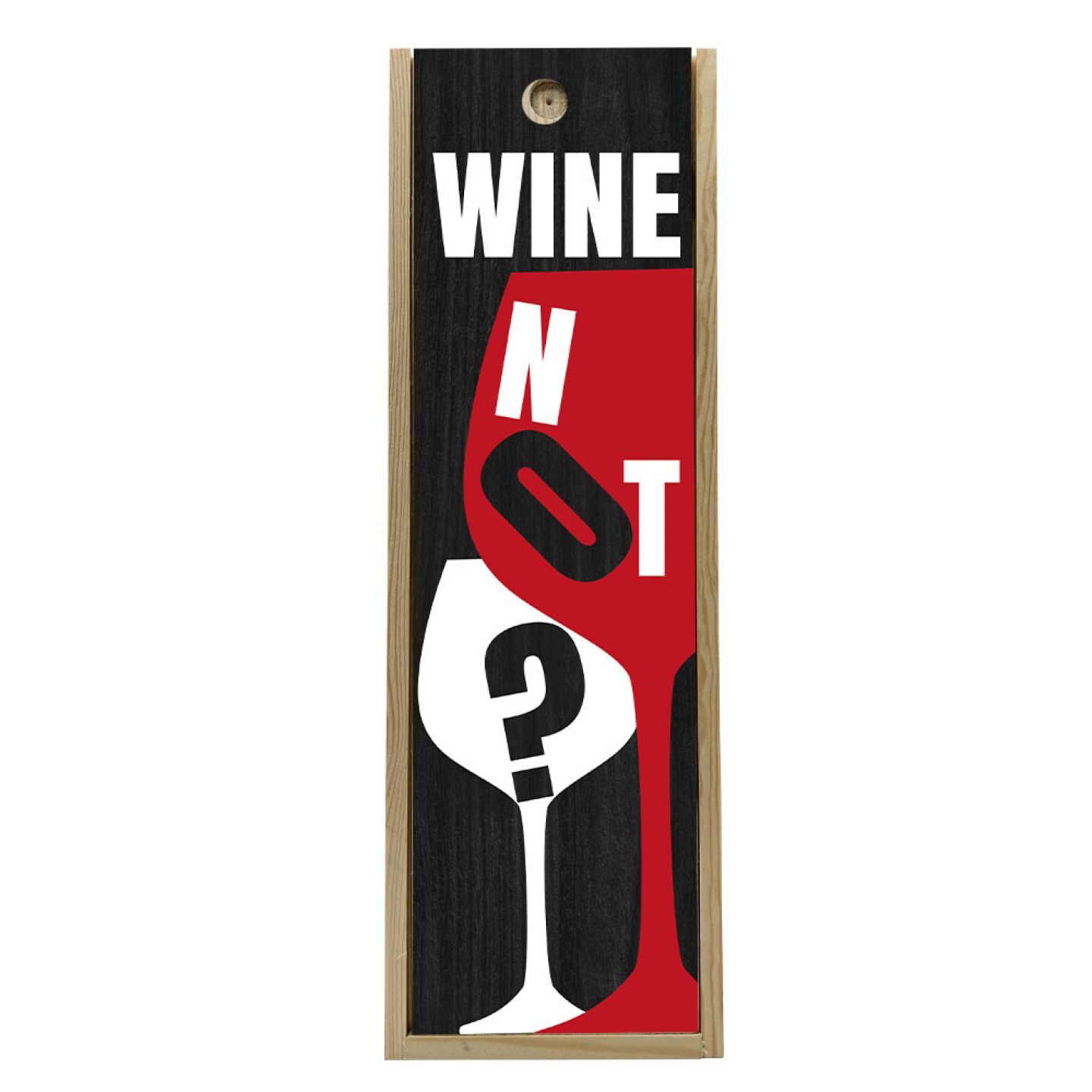 Scatola in legno 1 bottiglia 0,75 L - Buon Natale, wine-not? - 2