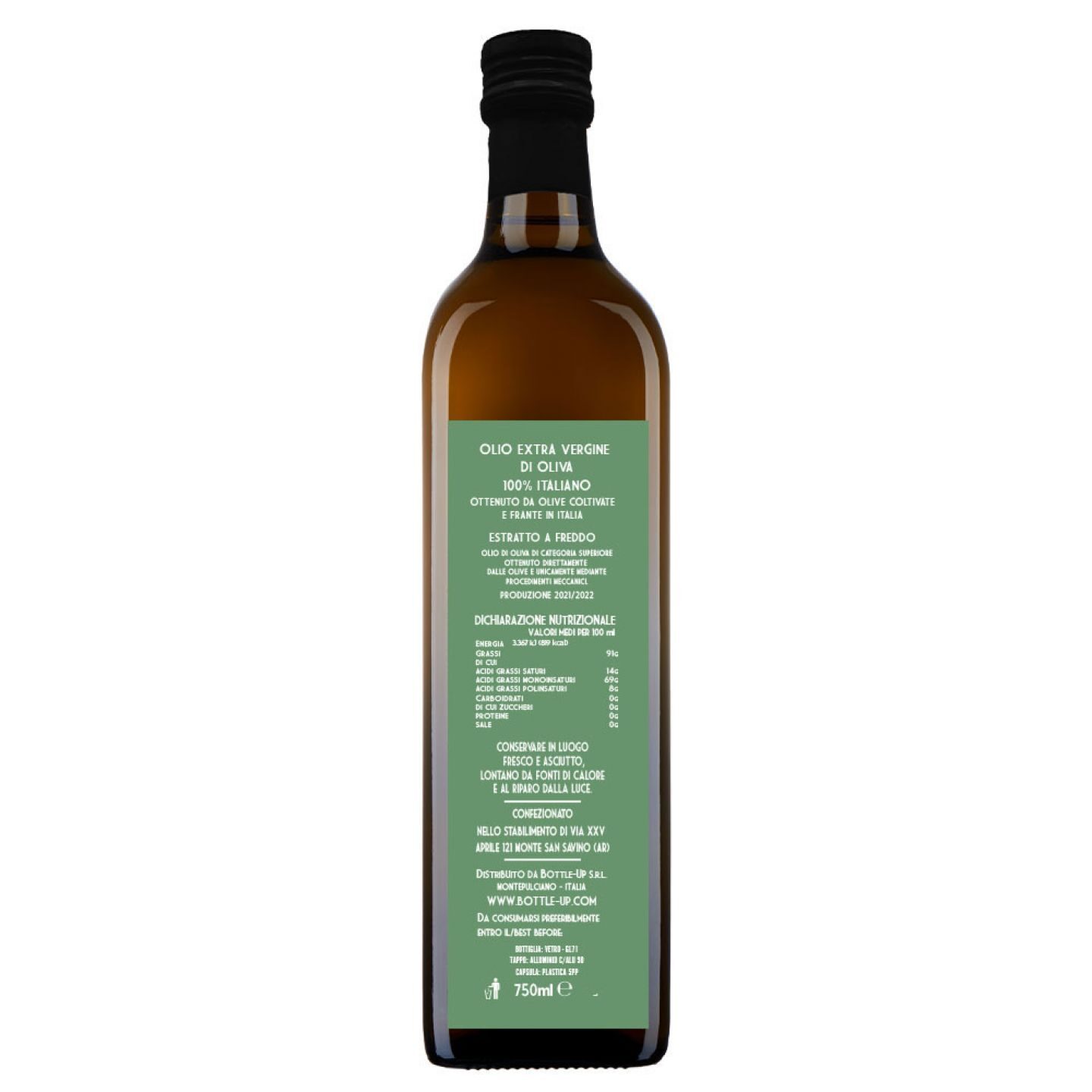 Idea regalo natalizio - Olio Extra Vergine di Oliva 0.75 lt - 2