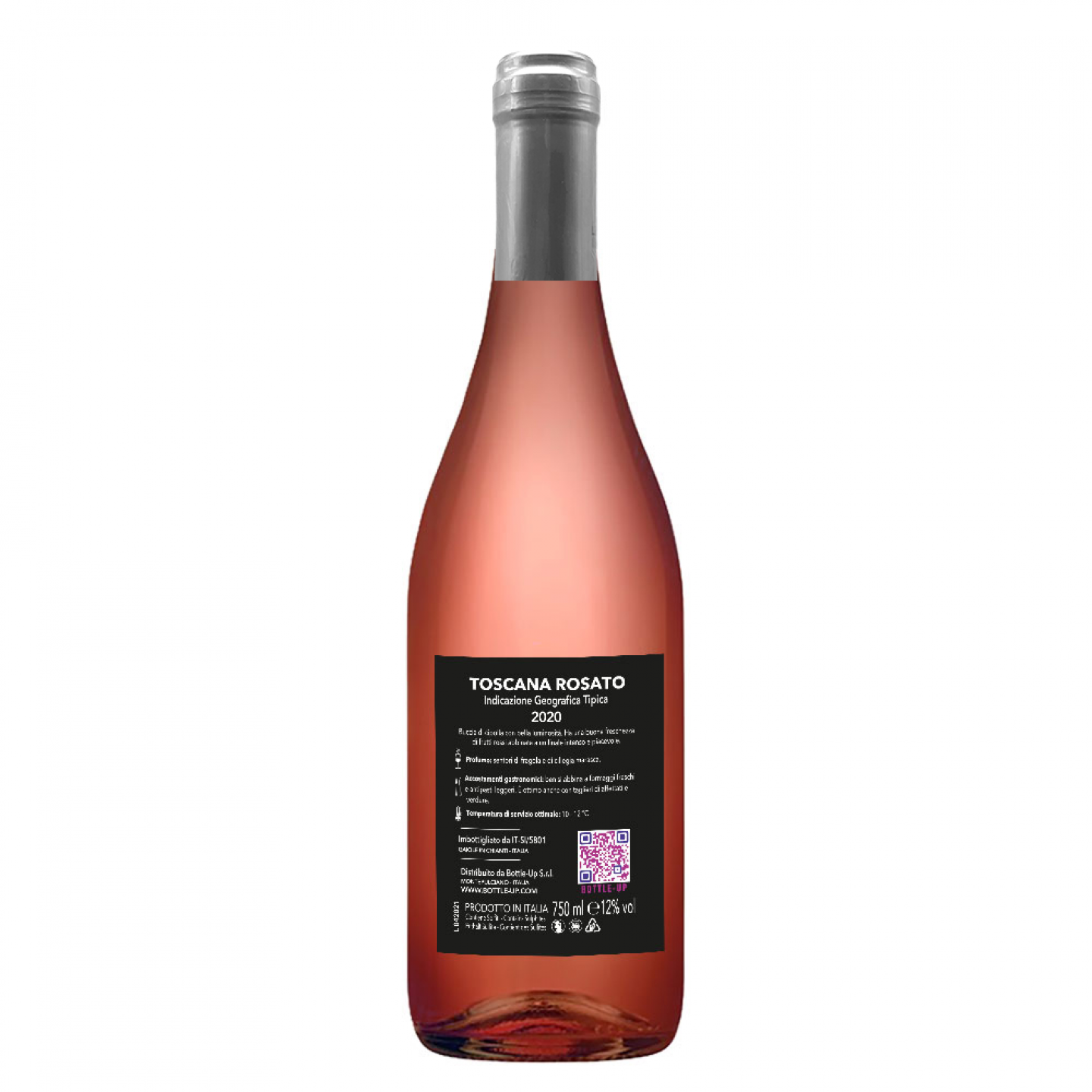 Vino Rosé - Bottiglia personalizzata idea regalo per Natale - 2