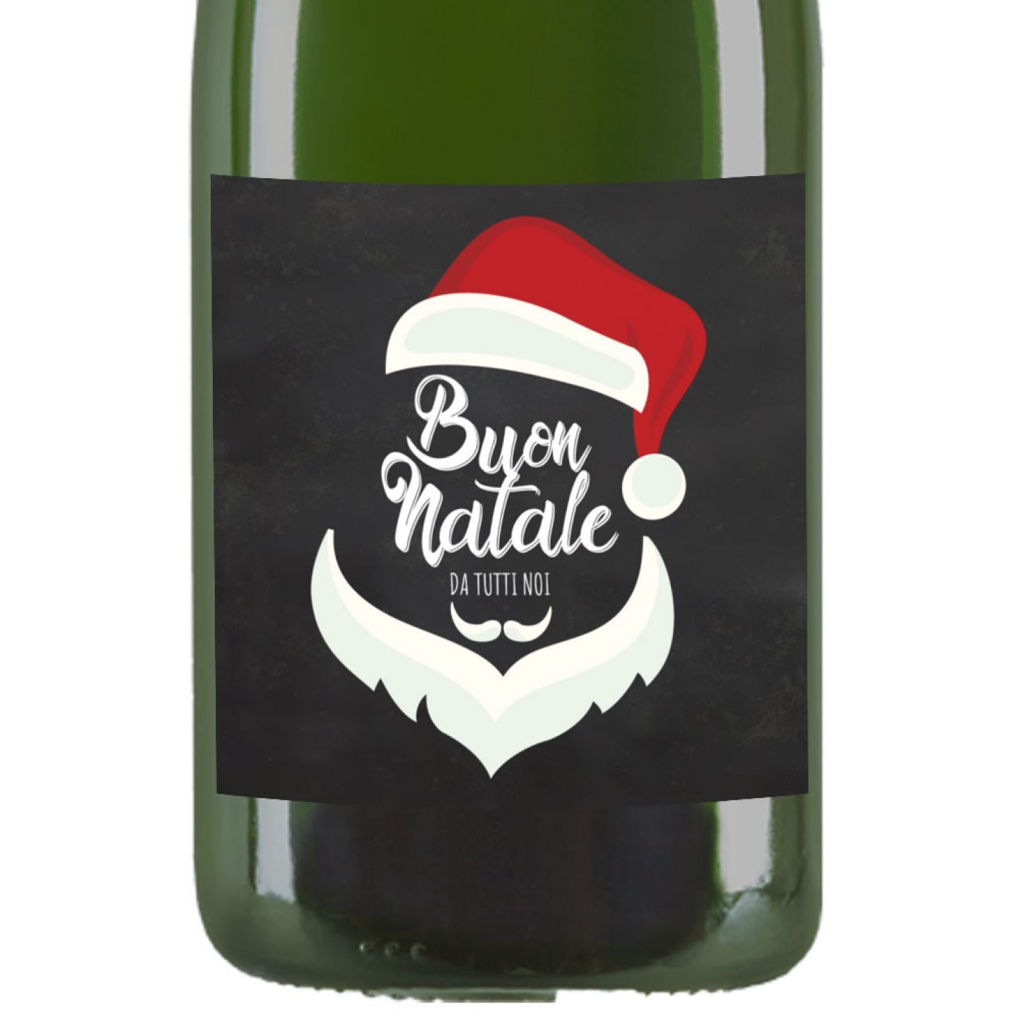 Champagne Brut - Personalized bottle for Christmas with wooden box - Image 2