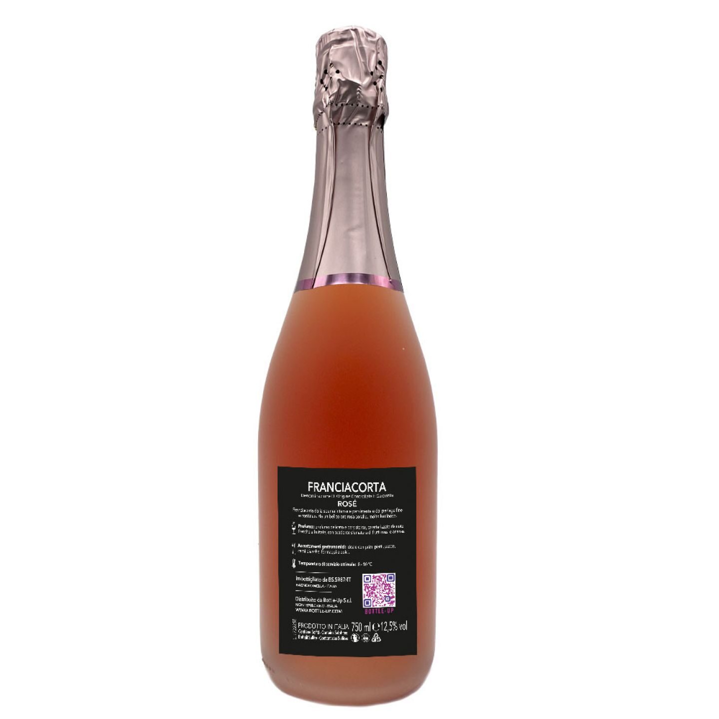 Franciacorta Brut Rosé DOCG - Idea Regalo Natale con cassetta in legno - 4