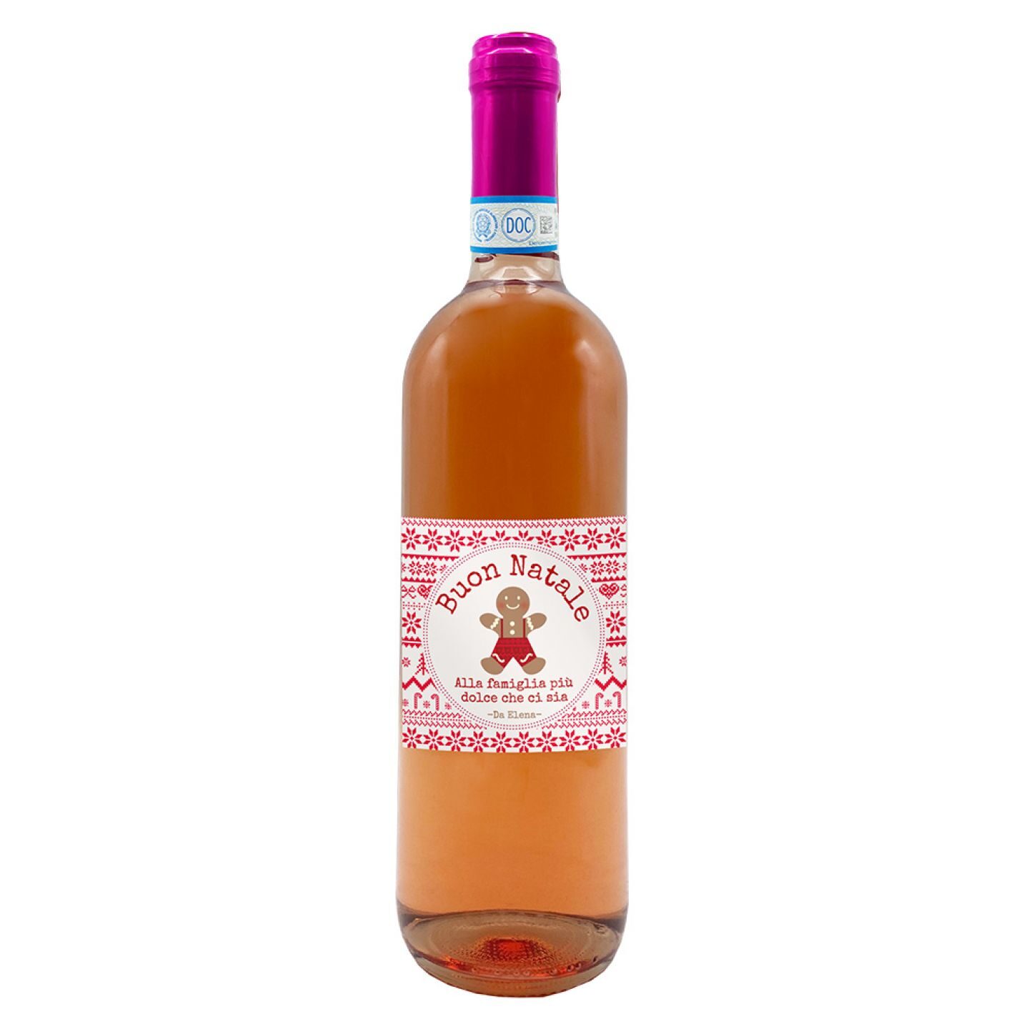 Vino Rosato con cassetta in legno - Idea regalo per Natale - 3