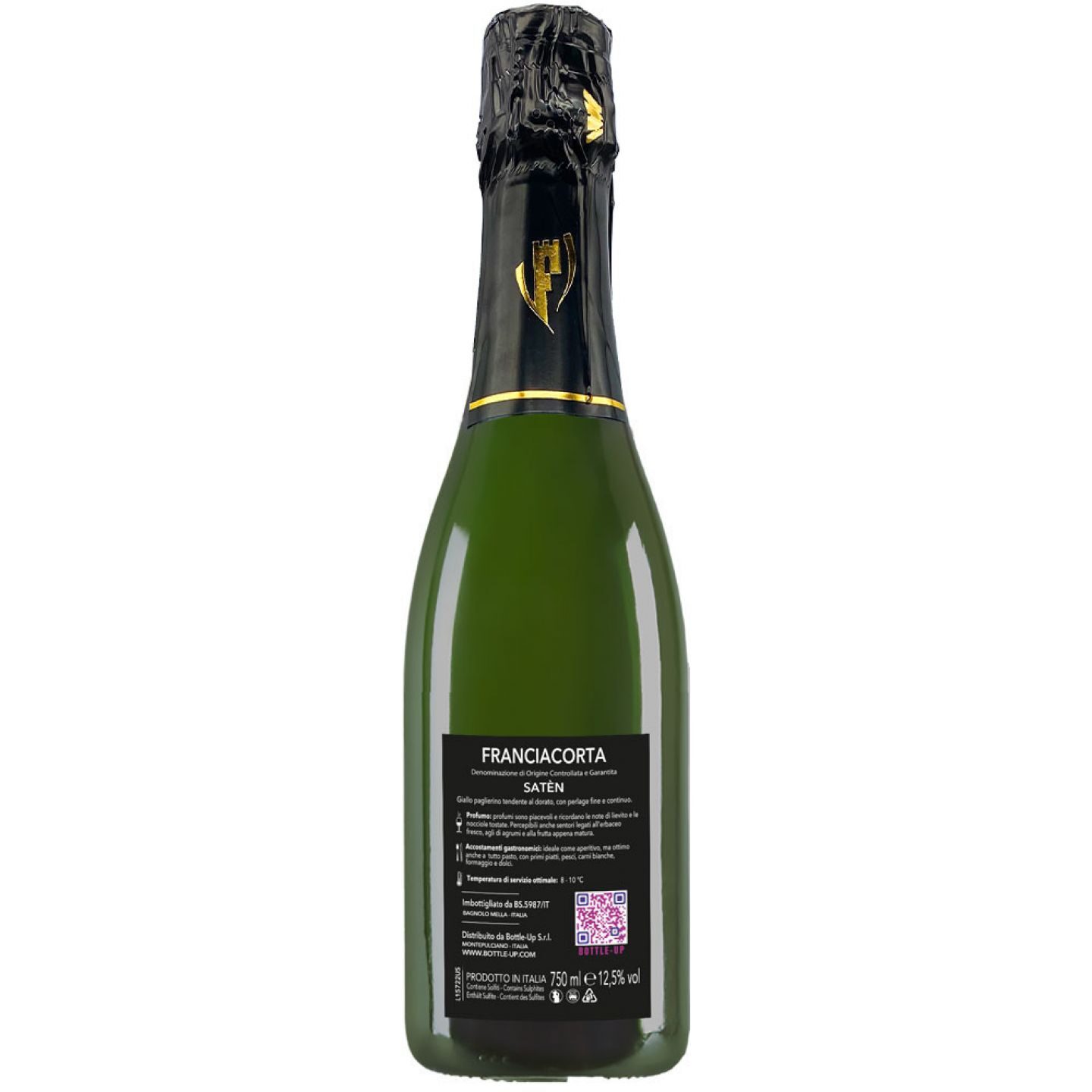 Franciacorta DOCG - Bottiglia personalizzata con cassetta in legno - idea regalo per Natale - 2